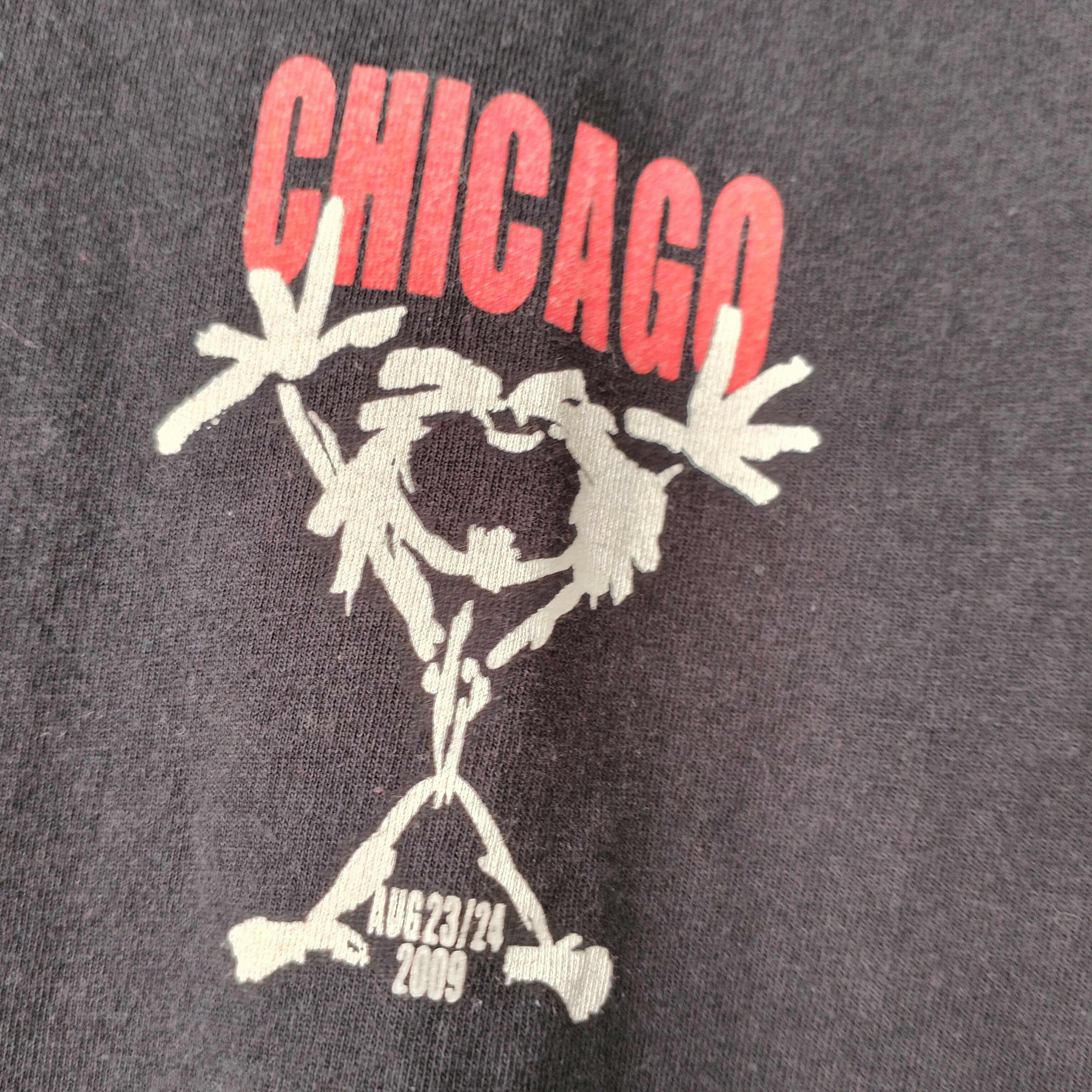 Band Tees PEARLJAM TOUR CHICAGO 2009 Size US S / EU 44-46 / 1 - 2 Thumbnail