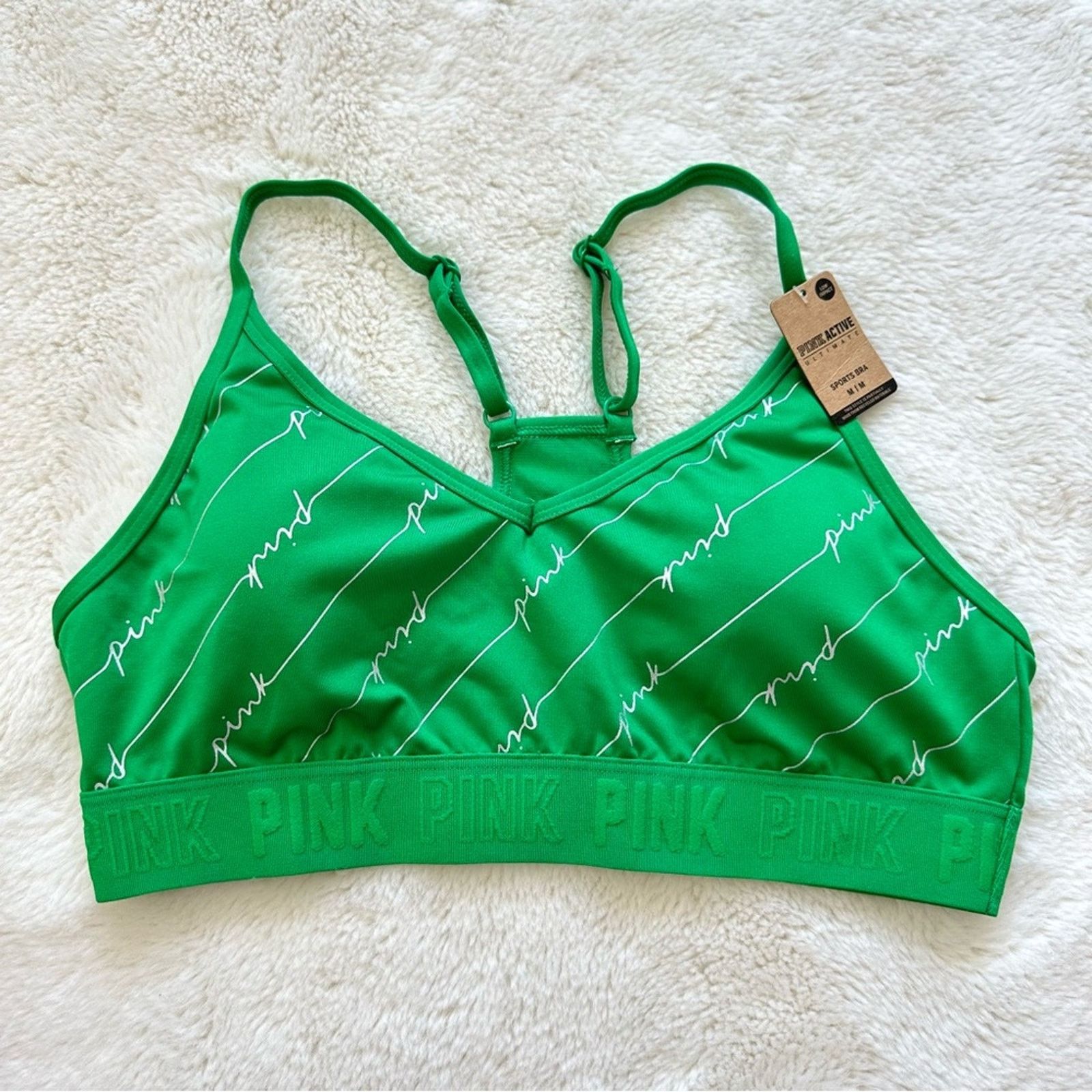 Pink NWT!!! PINK sport bra size M Retail 29.95$ Size M / US 6-8 / IT 42-44 - 1 Thumbnail