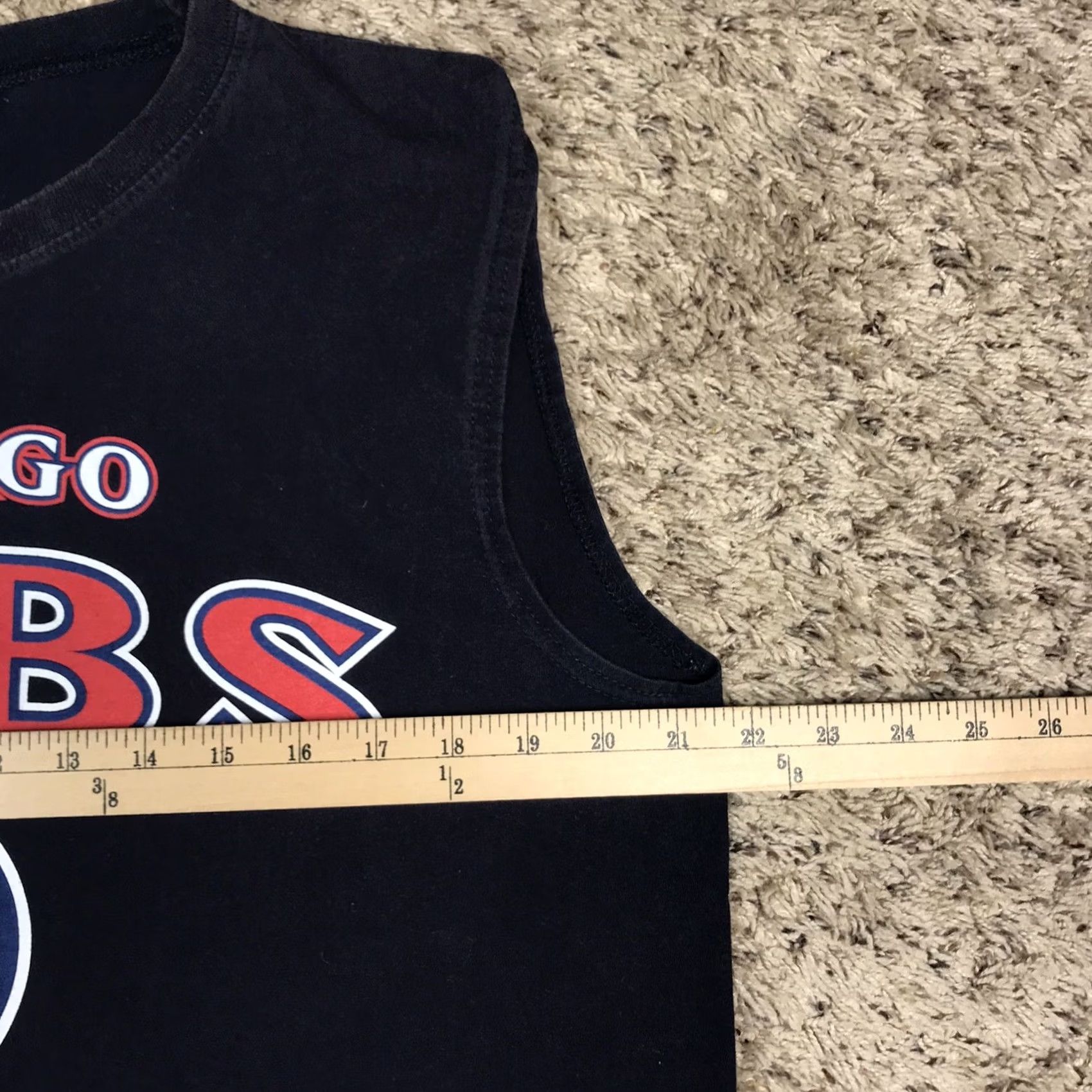 Vintage VINTAGE Stitches Athletic Gear Chicago Cubs Tank Top T-Shirt Large Size US L / EU 52-54 / 3 - 6 Thumbnail