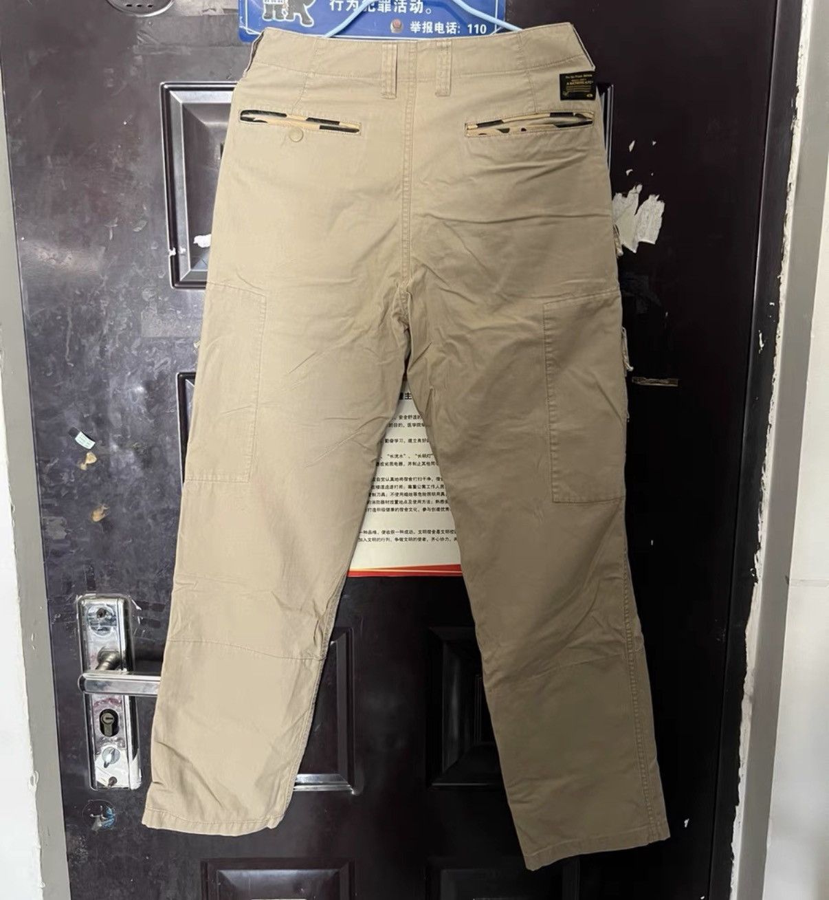 Bape BAPE OG Nigo era khaki camouflage cargo pants, ape head Size US 34 / EU 50 - 9 Thumbnail
