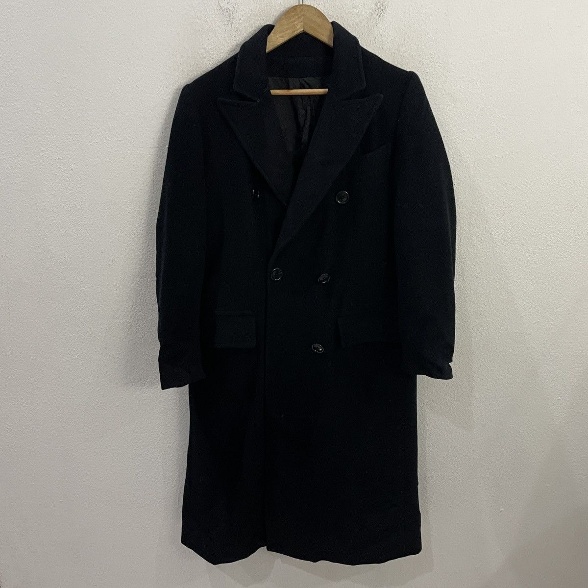 American Apparel Vintage Unbranded Cashemere Trench Coat Size US M / EU 48-50 / 2 - 1 Thumbnail