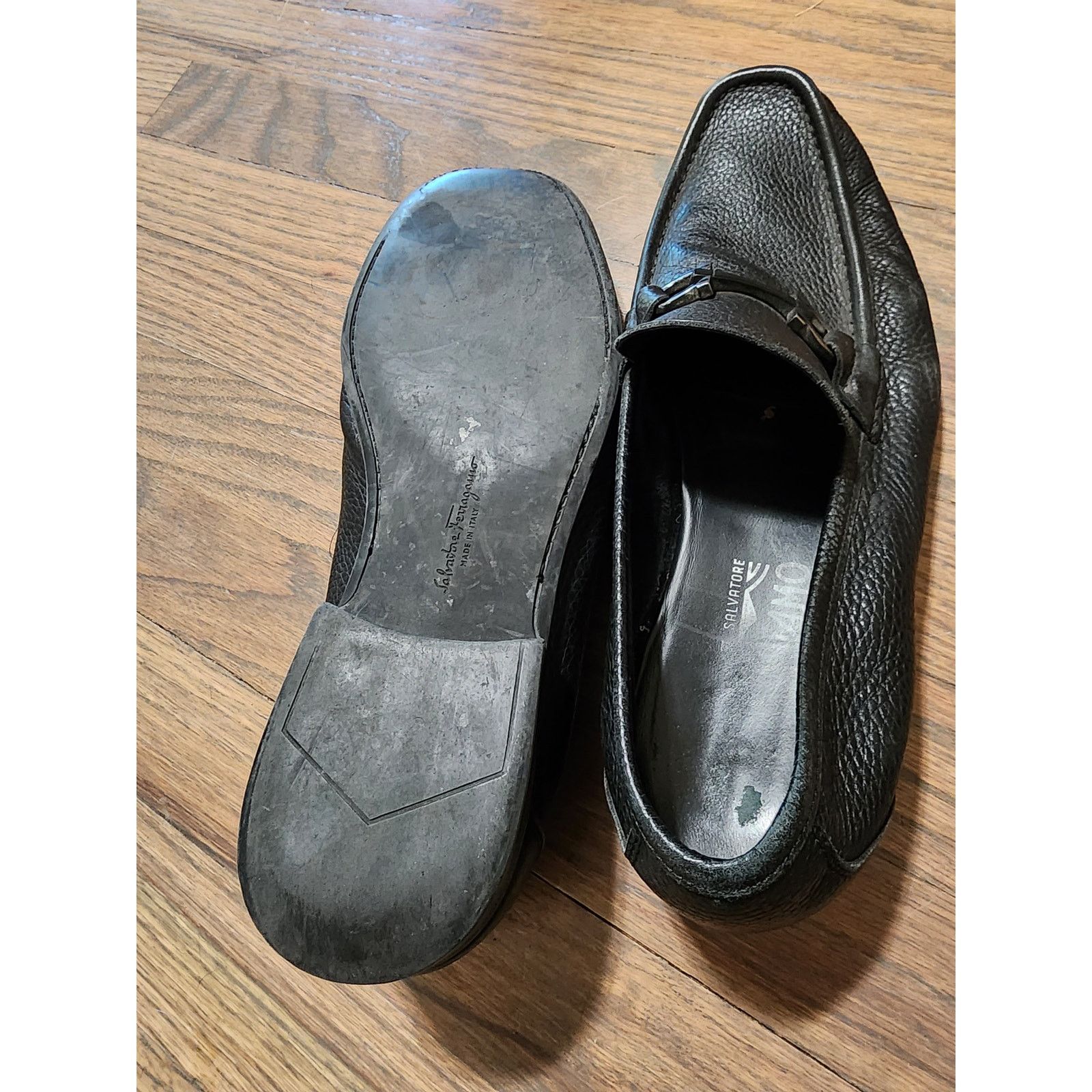 Salvatore Ferragamo Salvatore Ferragamo men's Gancini-buckle loafers Size US 10 / EU 43 - 2 Thumbnail