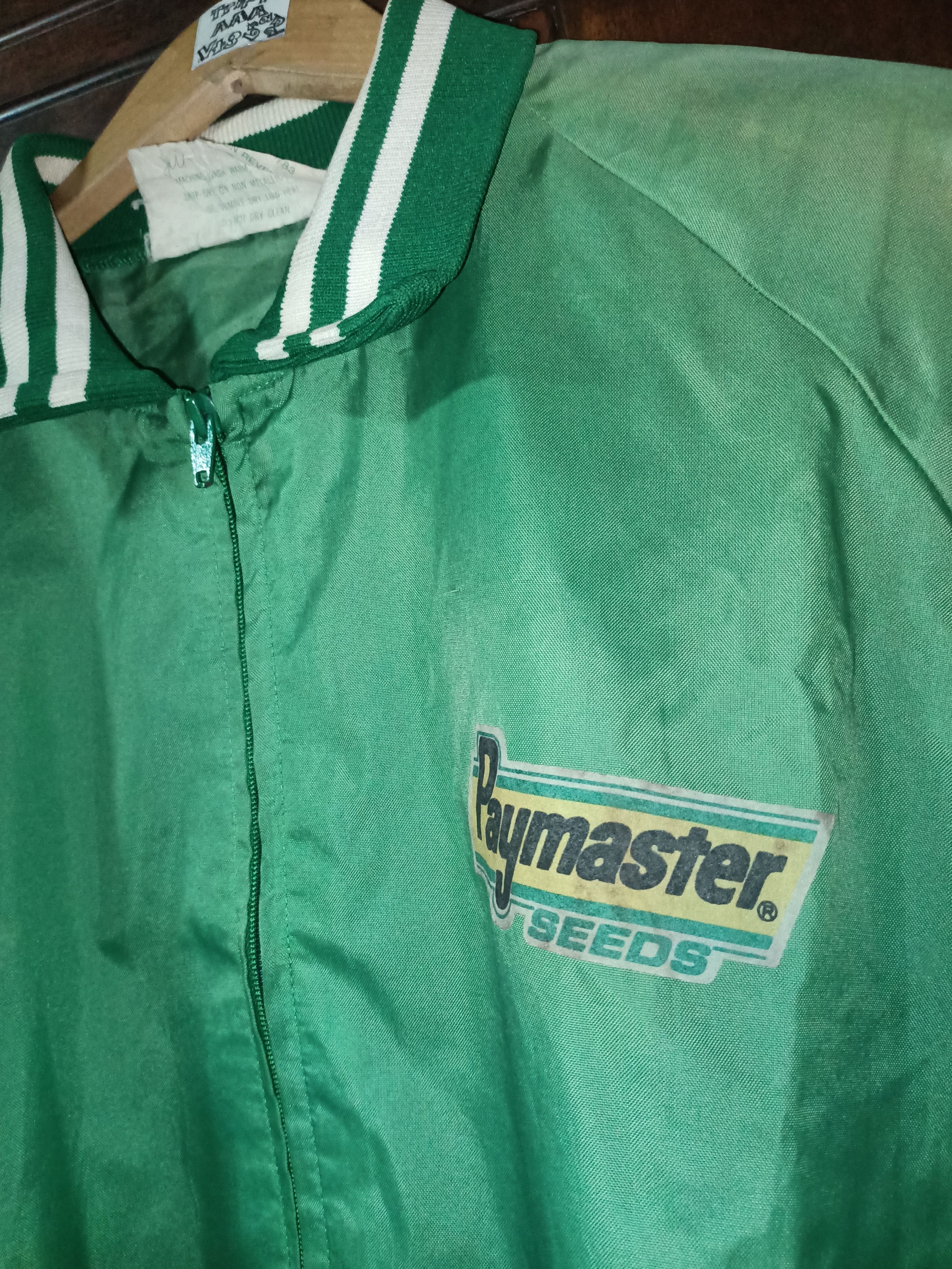 Vintage Vintage 80's Holloway by Paymaster Green Light Men Jacket Size US XL / EU 56 / 4 - 5 Thumbnail