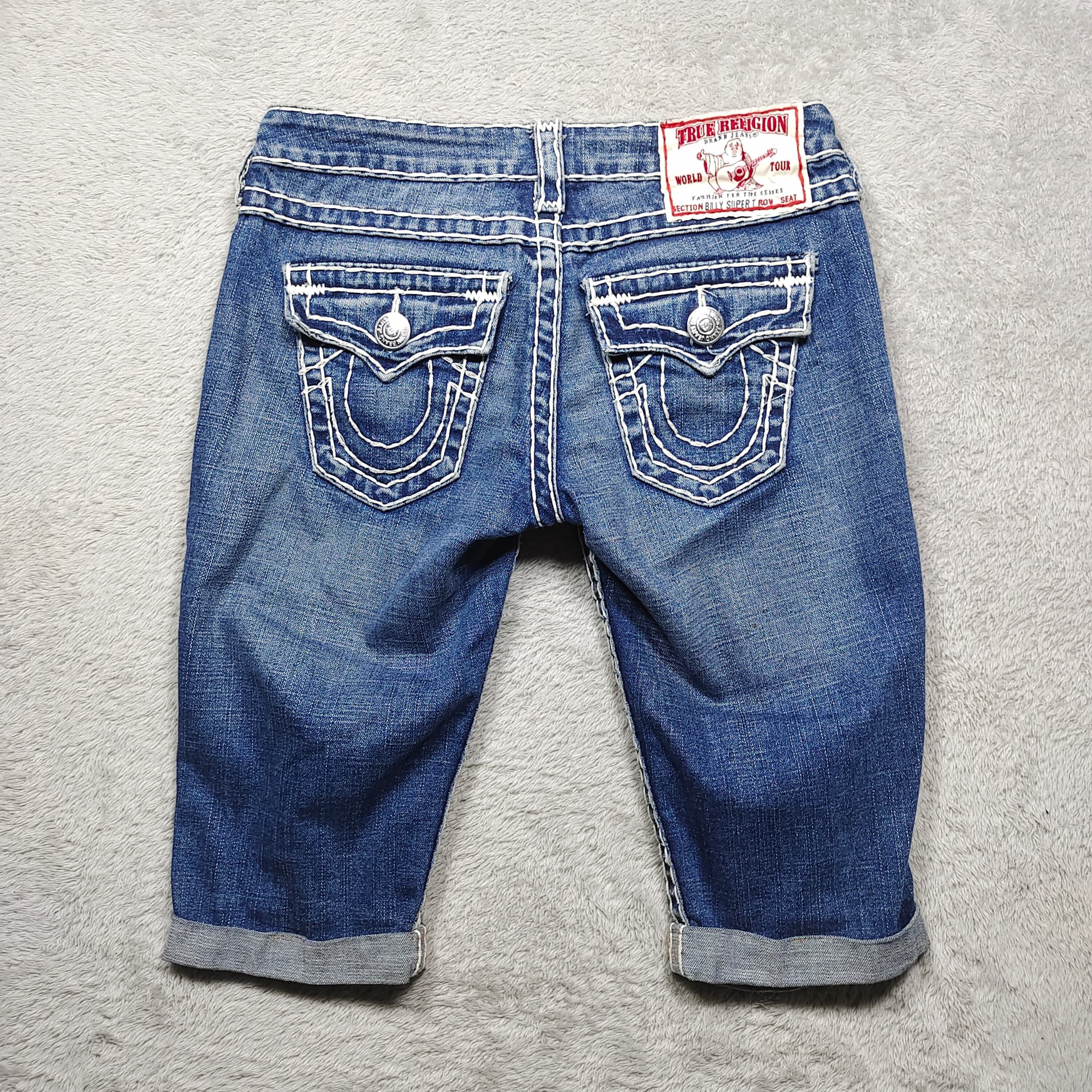 True Religion Y2K True Religion Jeans Shorts Size 30 Made In USA Size US 30 / EU 46 - 2 Thumbnail
