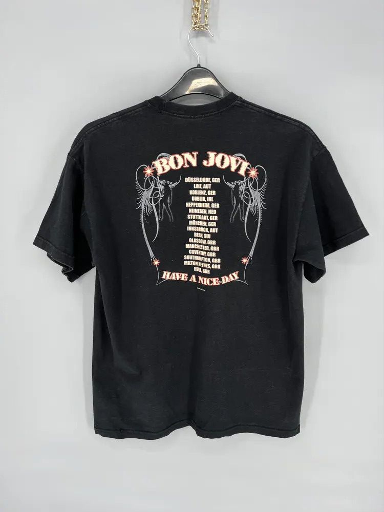 Bon Jovi Vintage Y2K Bon Have A Nice Day 2005 Jovi T-Shirt Size US L / EU 52-54 / 3 - 7 Thumbnail
