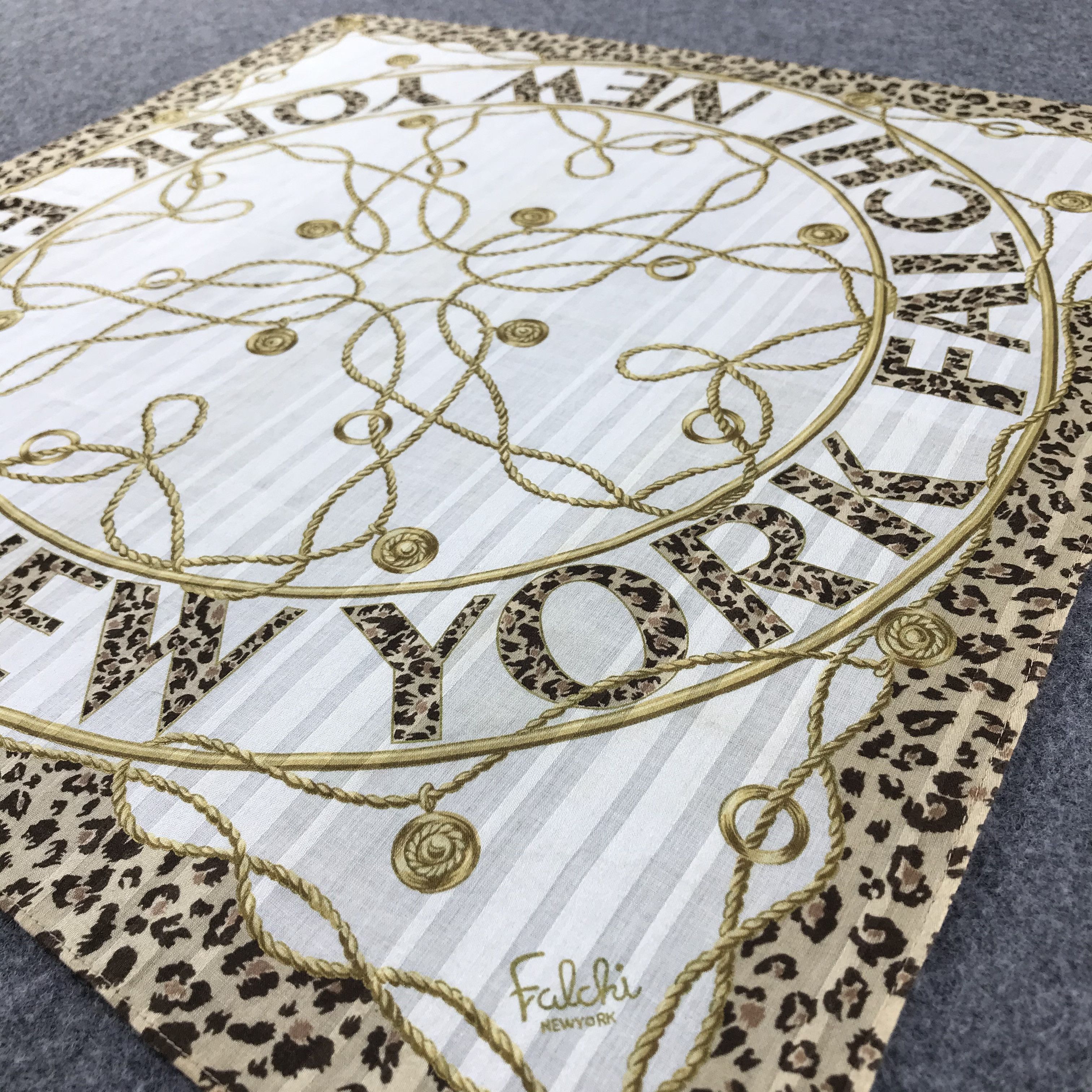 Vintage Falchi New York Handkerchief Neckerchief Bandana H272 Size ONE SIZE - 5 Thumbnail