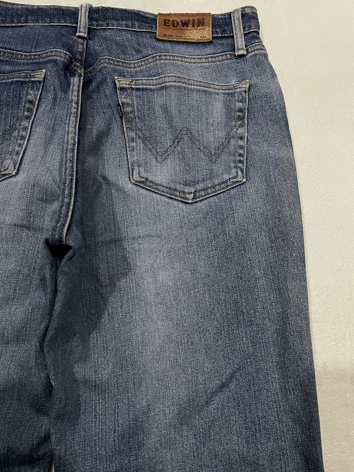 Edwin Vintage Edwin International Basic Distressed Mudwash Jeans Size US 34 / EU 50 - 13 Thumbnail
