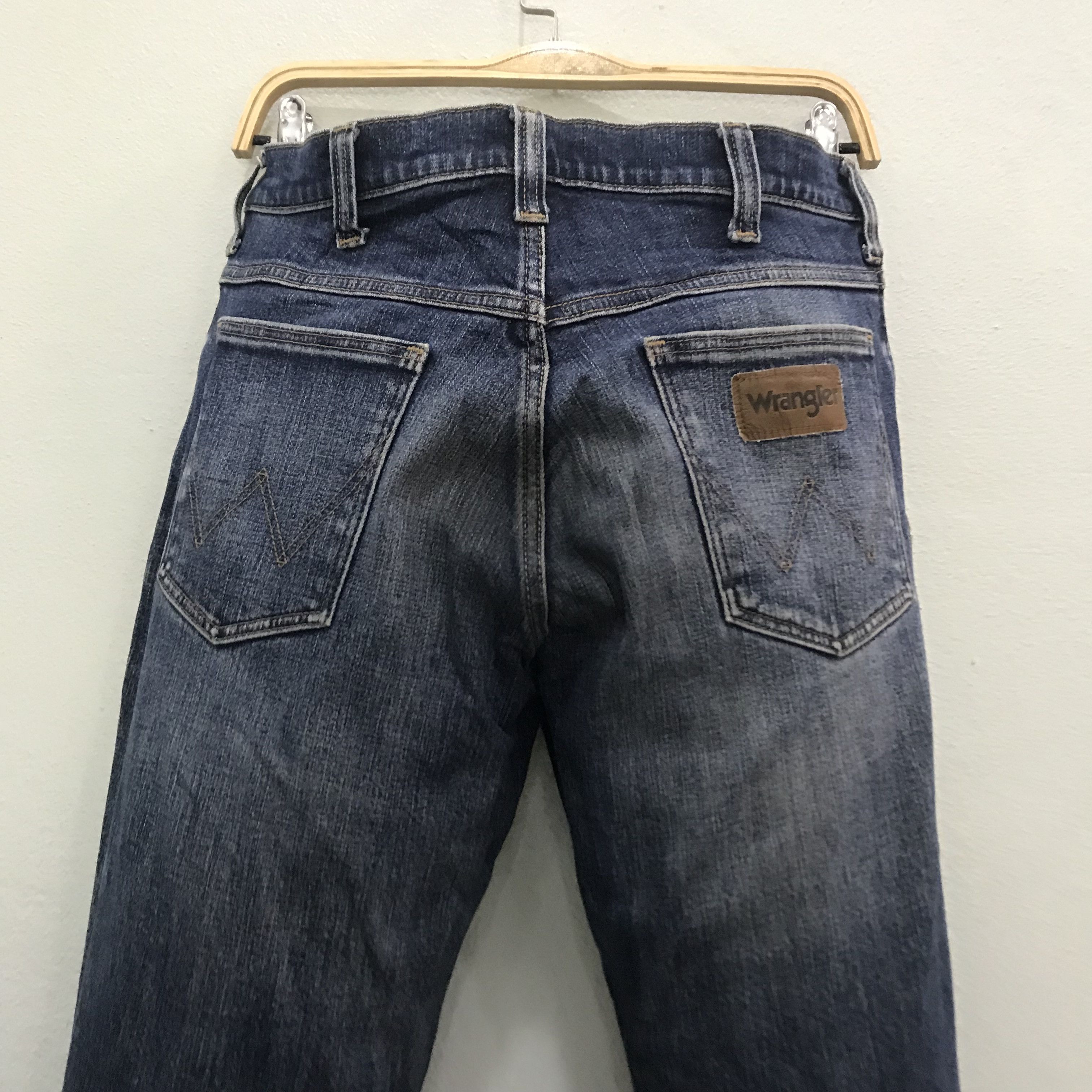 Wrangler Vintage Retro Wrangler Distressed Faded Blue Jeans Size US 30 / EU 46 - 11 Thumbnail