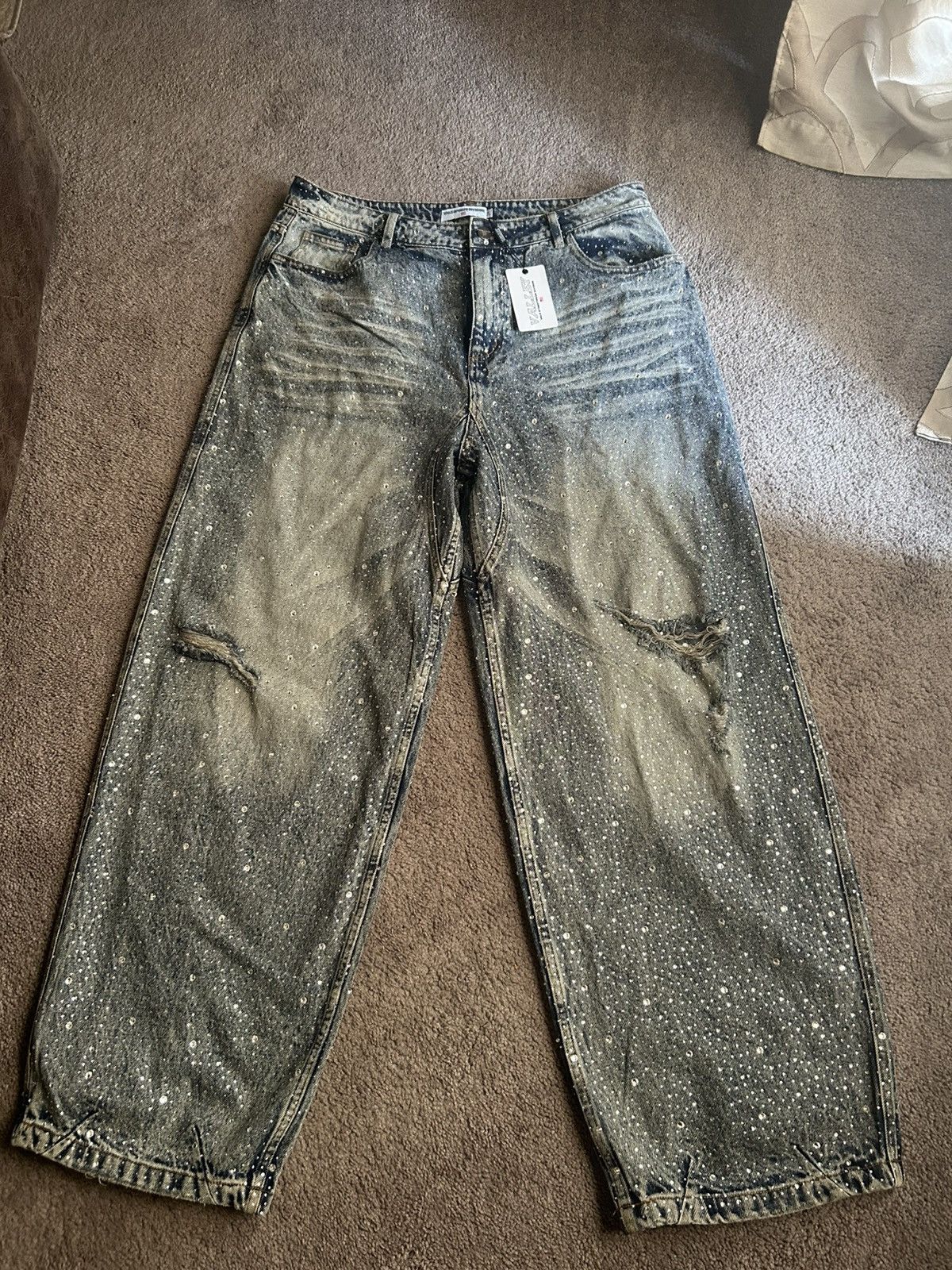 Vintage Vale Rain Classic Denim Size US 34 / EU 50 - 1 Thumbnail