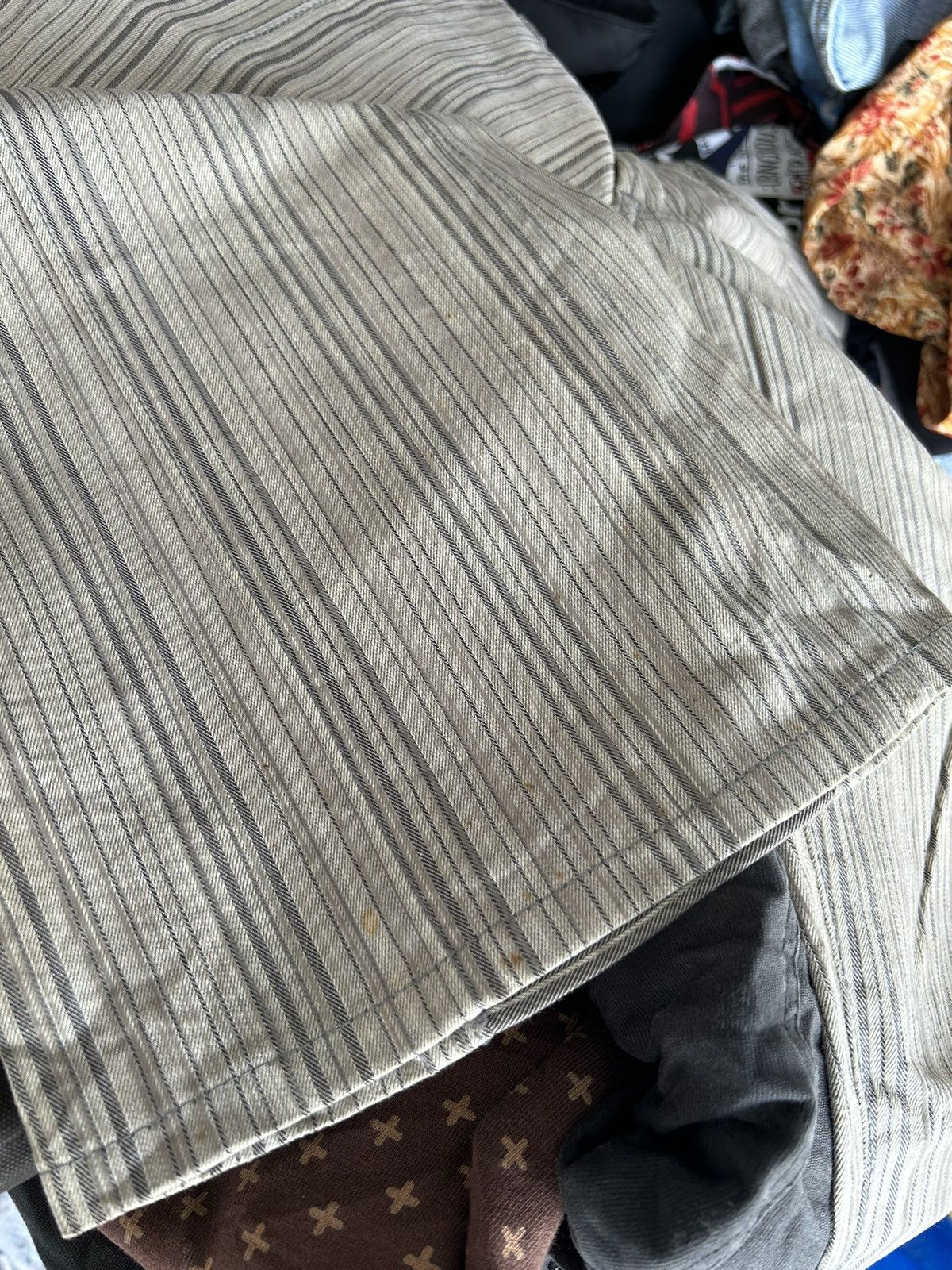 If Six Was Nine Morgan Homme Flared Stripe Pants Size US 29 - 9 Thumbnail