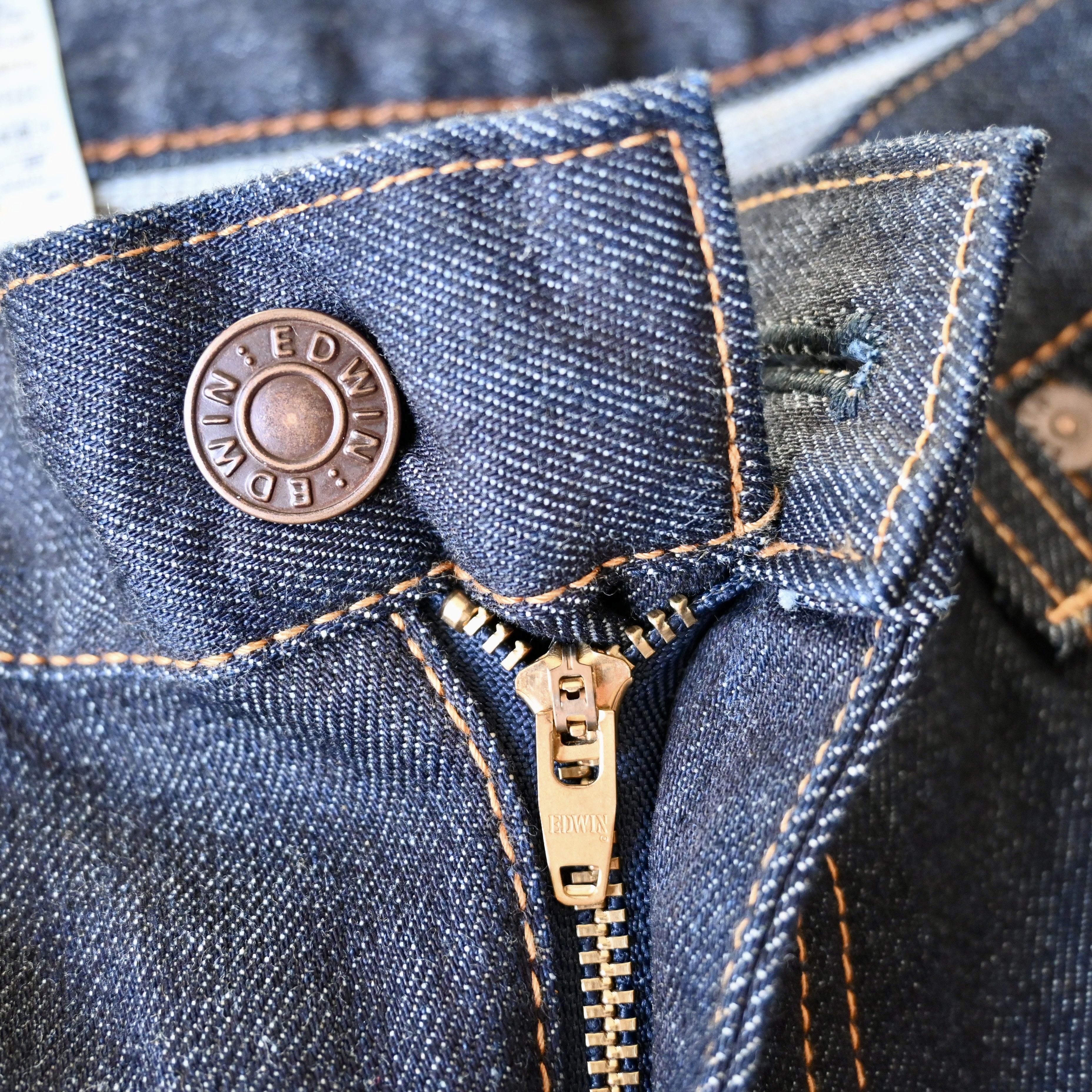 Edwin UNUSED, 2010s EDWIN 503 "GEKI" JMSDF jeans, made in Japan Size US 38 / EU 54 - 13 Thumbnail