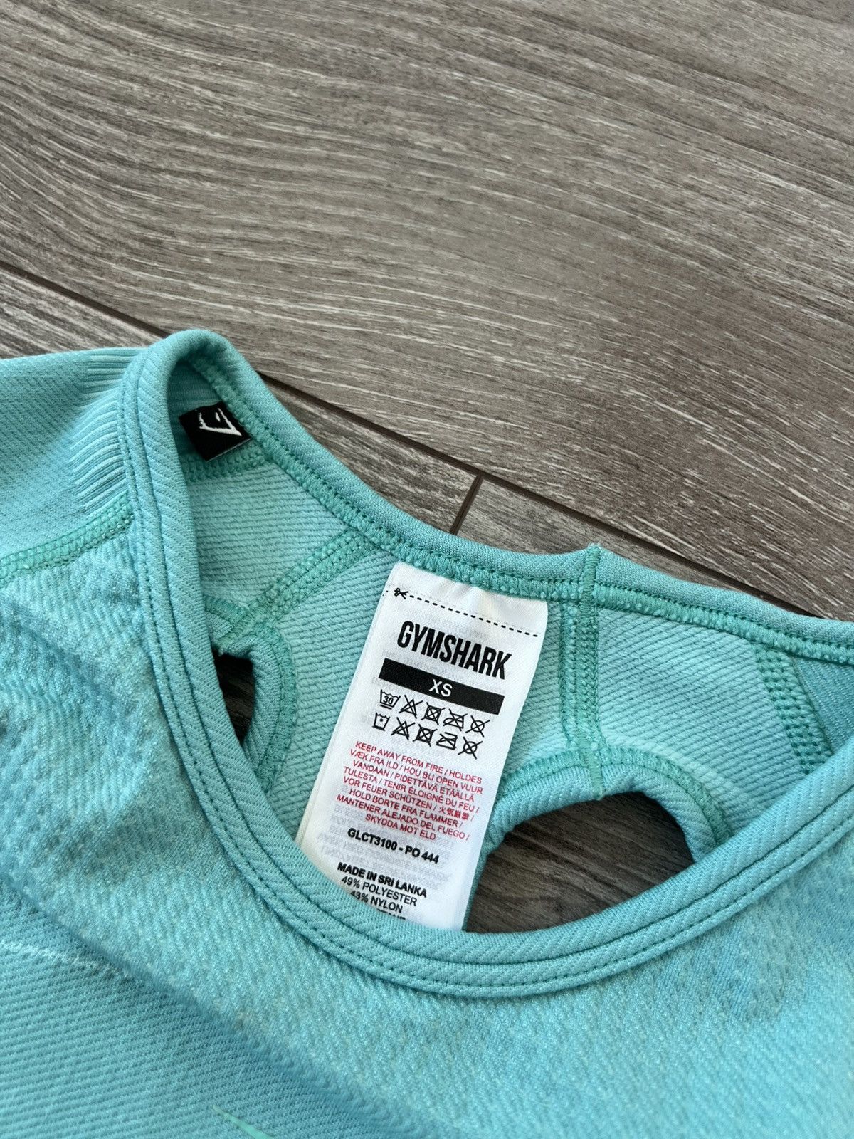 Gymshark ‼️Gymshark Onyx Central Logo Seamless Crop Top‼️ Size XS / US 0-2 / IT 36-38 - 14 Thumbnail