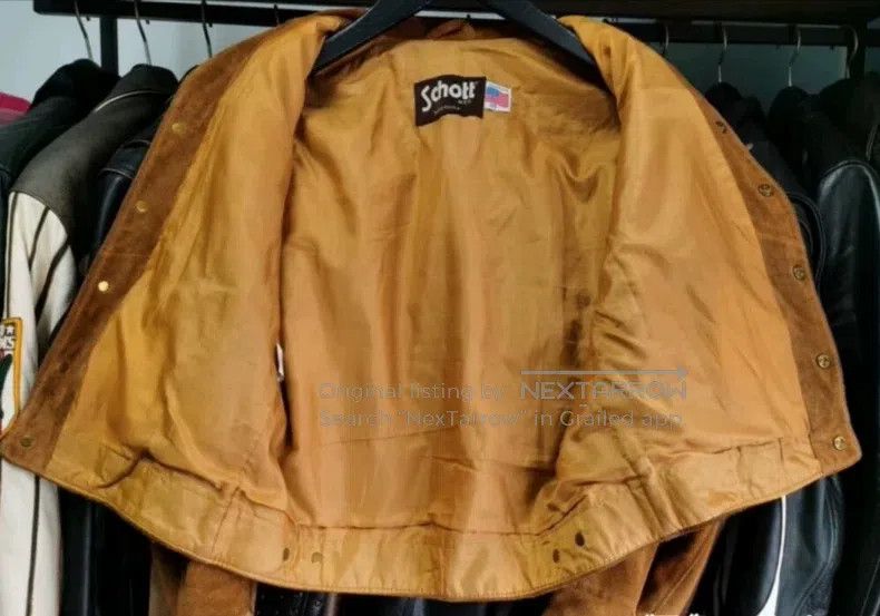Other Fleece cowhide leather jacket leather jacket Size US M / EU 48-50 / 2 - 7 Thumbnail