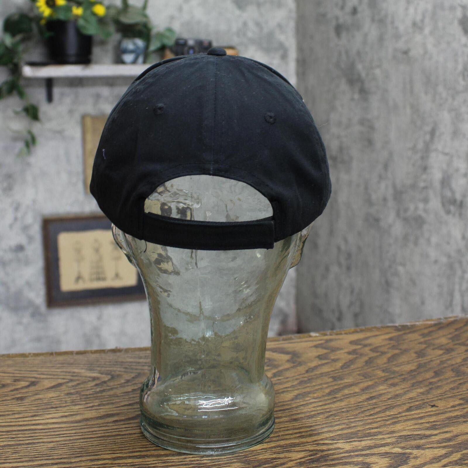Designer HDS Embroidered Strap Baseball Hat Cap Black / Orange OS Size ONE SIZE - 2 Thumbnail