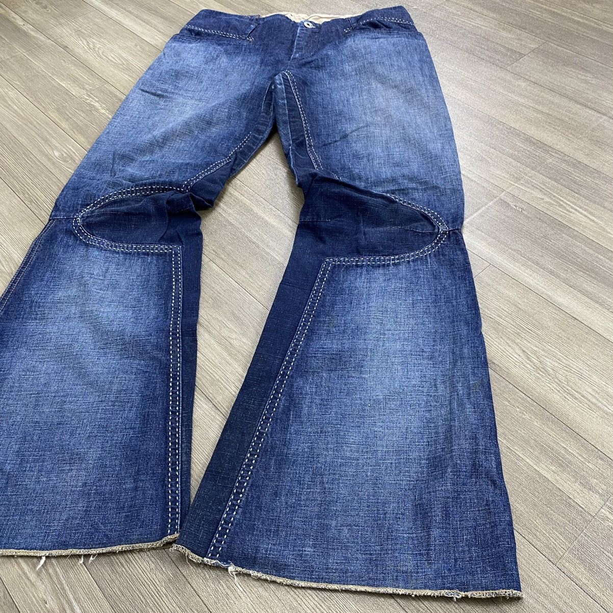 Marithe + Francois Girbaud Vintage Marithe + Francois Girbaud Flared Jeans Lgb Style Size US 30 / EU 46 - 3 Thumbnail