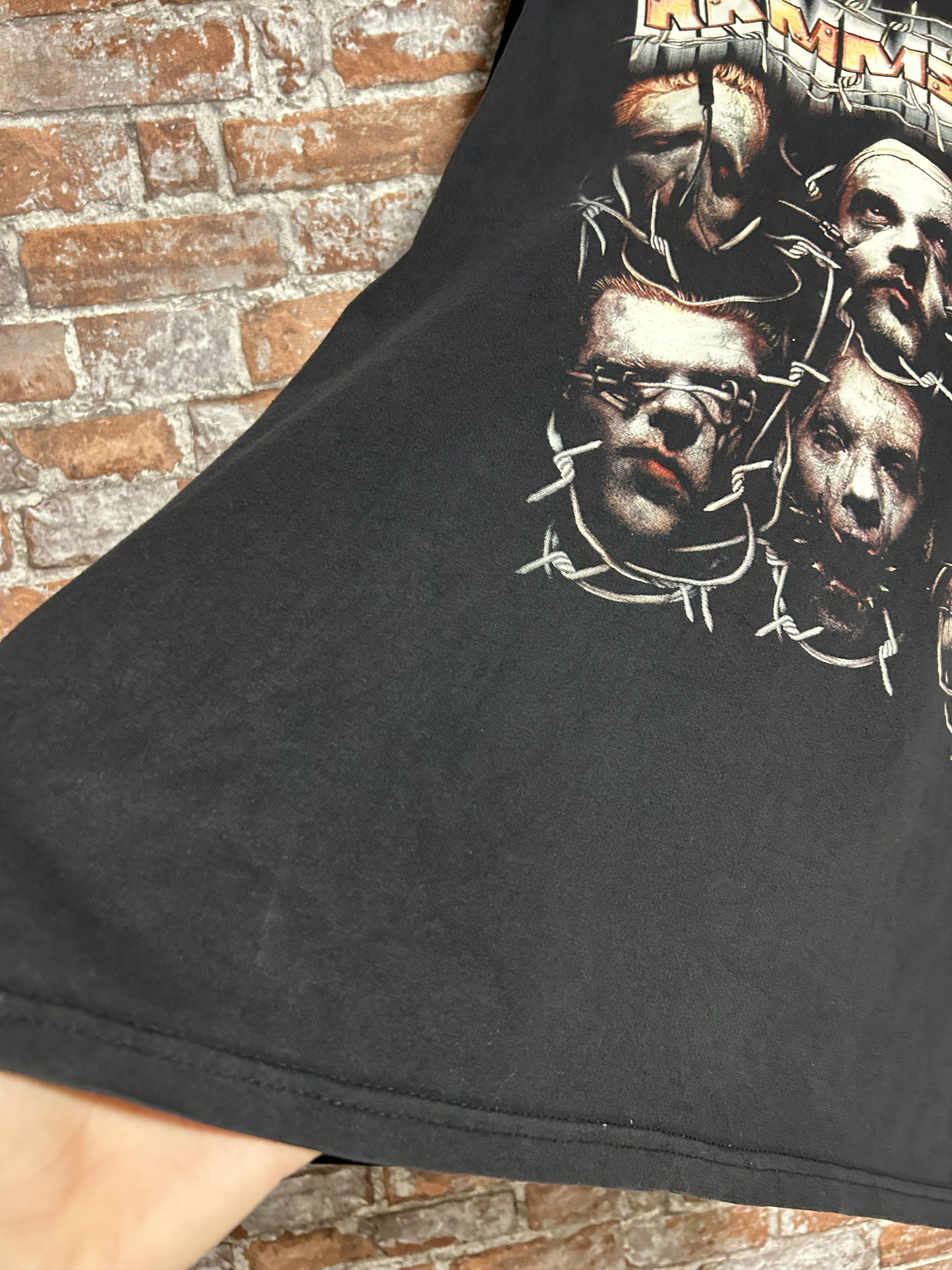 Band Tees × Vintage Vintage 90s Rammstein Rock band T-shirt Size US XL / EU 56 / 4 - 13 Thumbnail