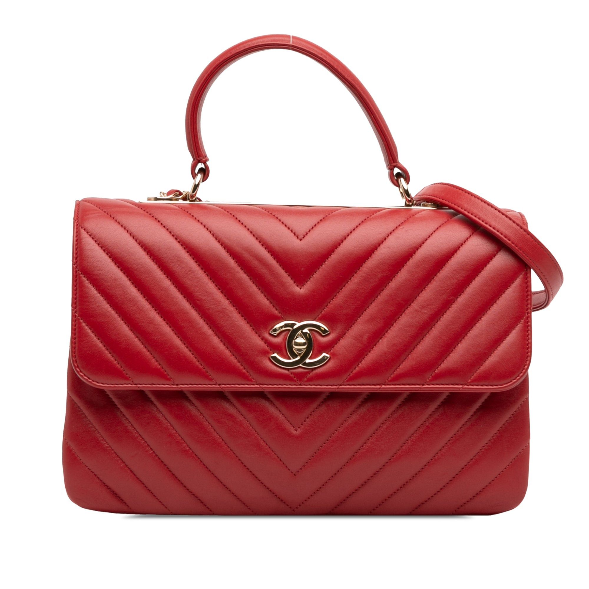 Chanel Medium Chevron Lambskin Trendy CC Flap Size ONE SIZE - 1 Thumbnail