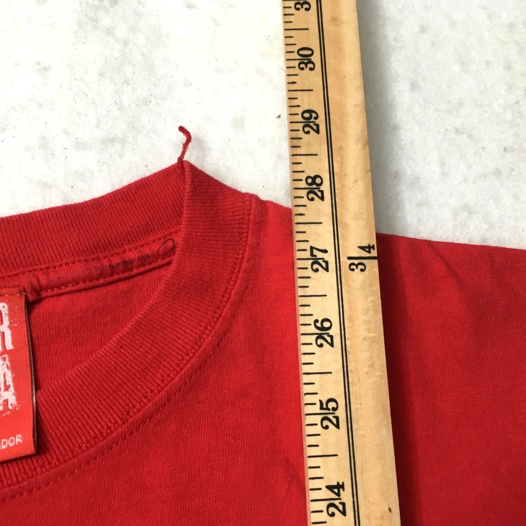 Vintage VTG 1992 De La Hoya Boxing Promo Graphic golden boy signature tee red Size US XXL / EU 58 / 5 - 7 Thumbnail