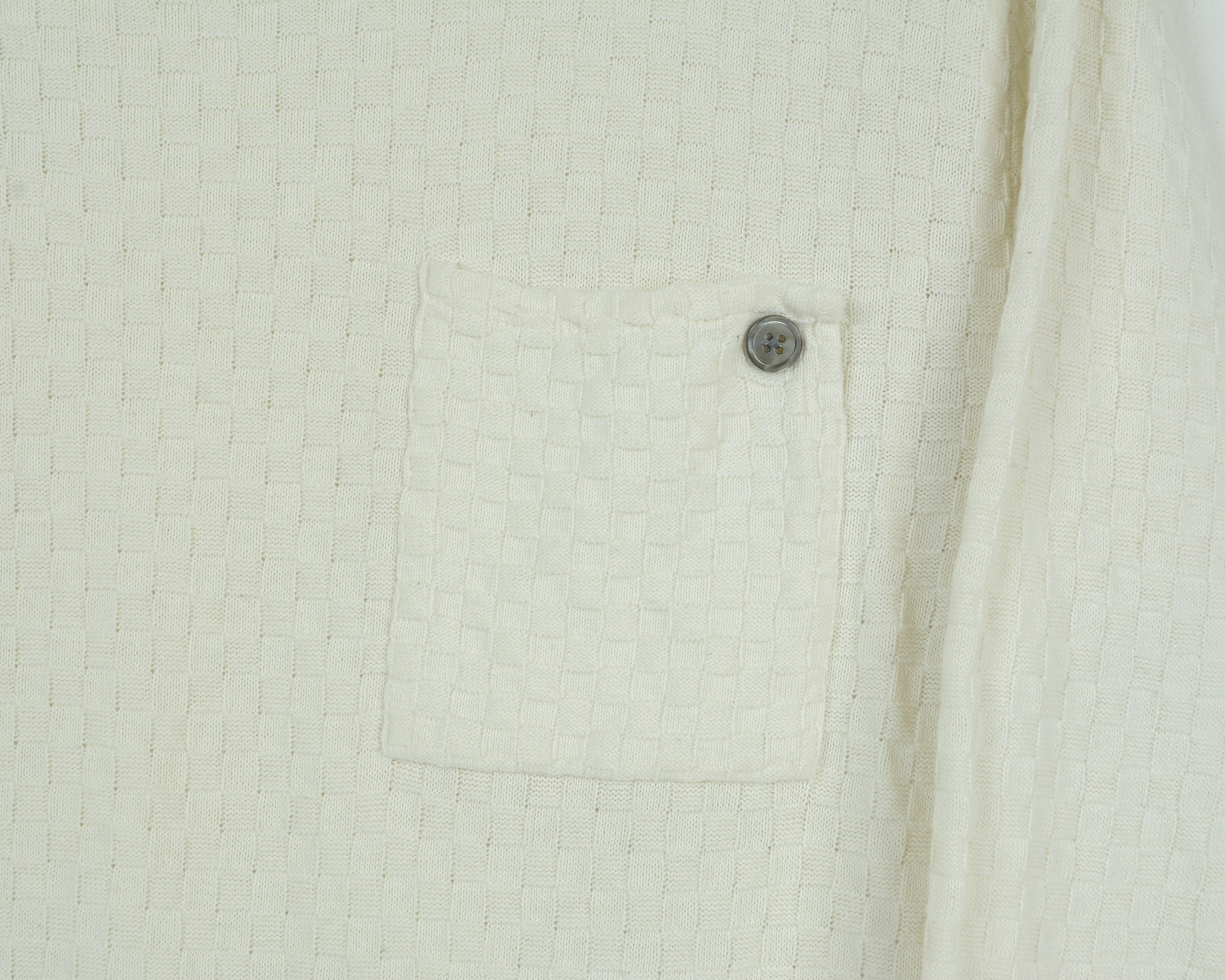 ELVINE Knit Sweater XL White Cotton Jumper Pullover Sweatshirt Size US XL / EU 56 / 4 - 6 Thumbnail