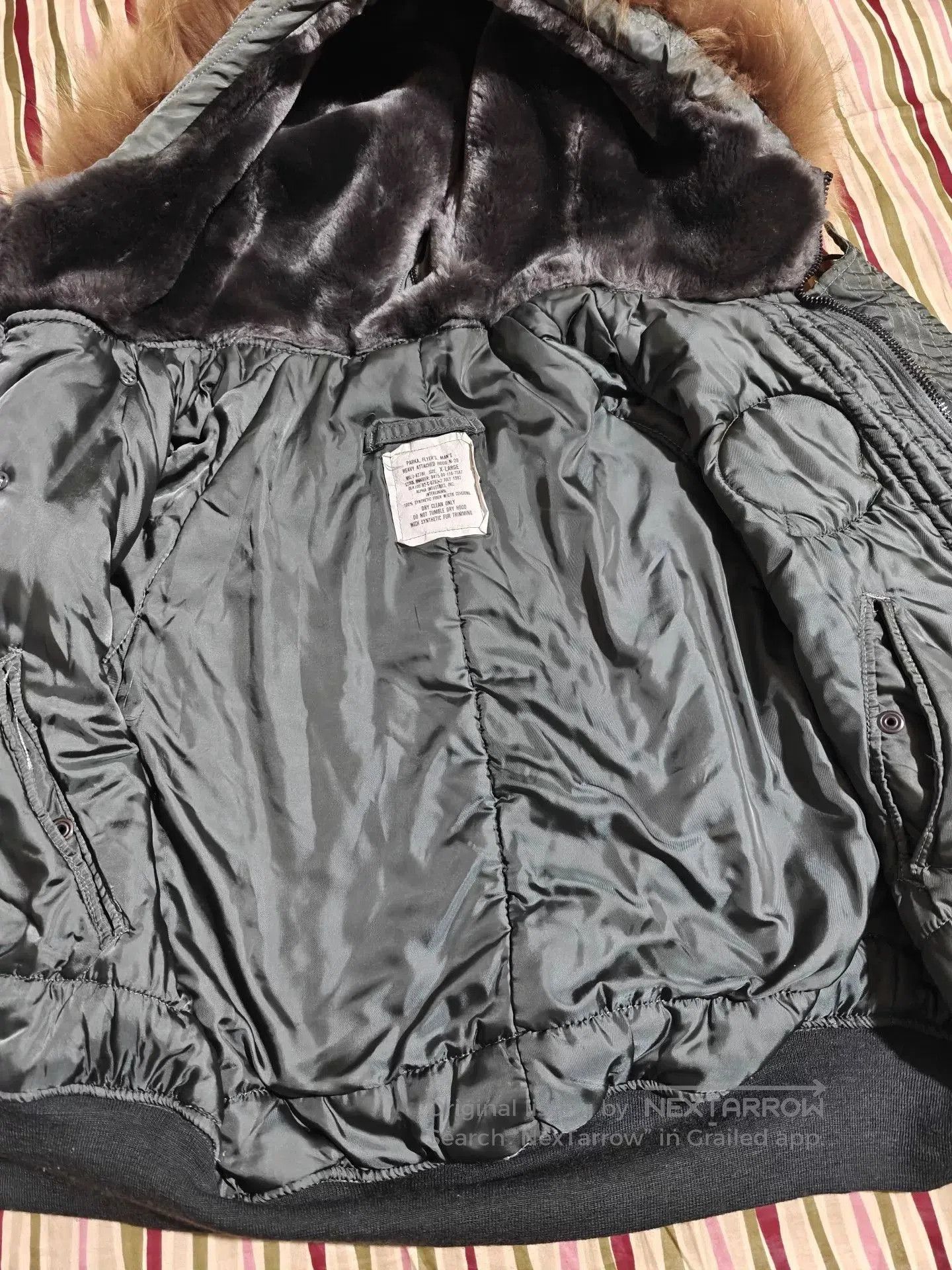 Vintage US Military N2B Jacket. Size US XL / EU 56 / 4 - 5 Thumbnail