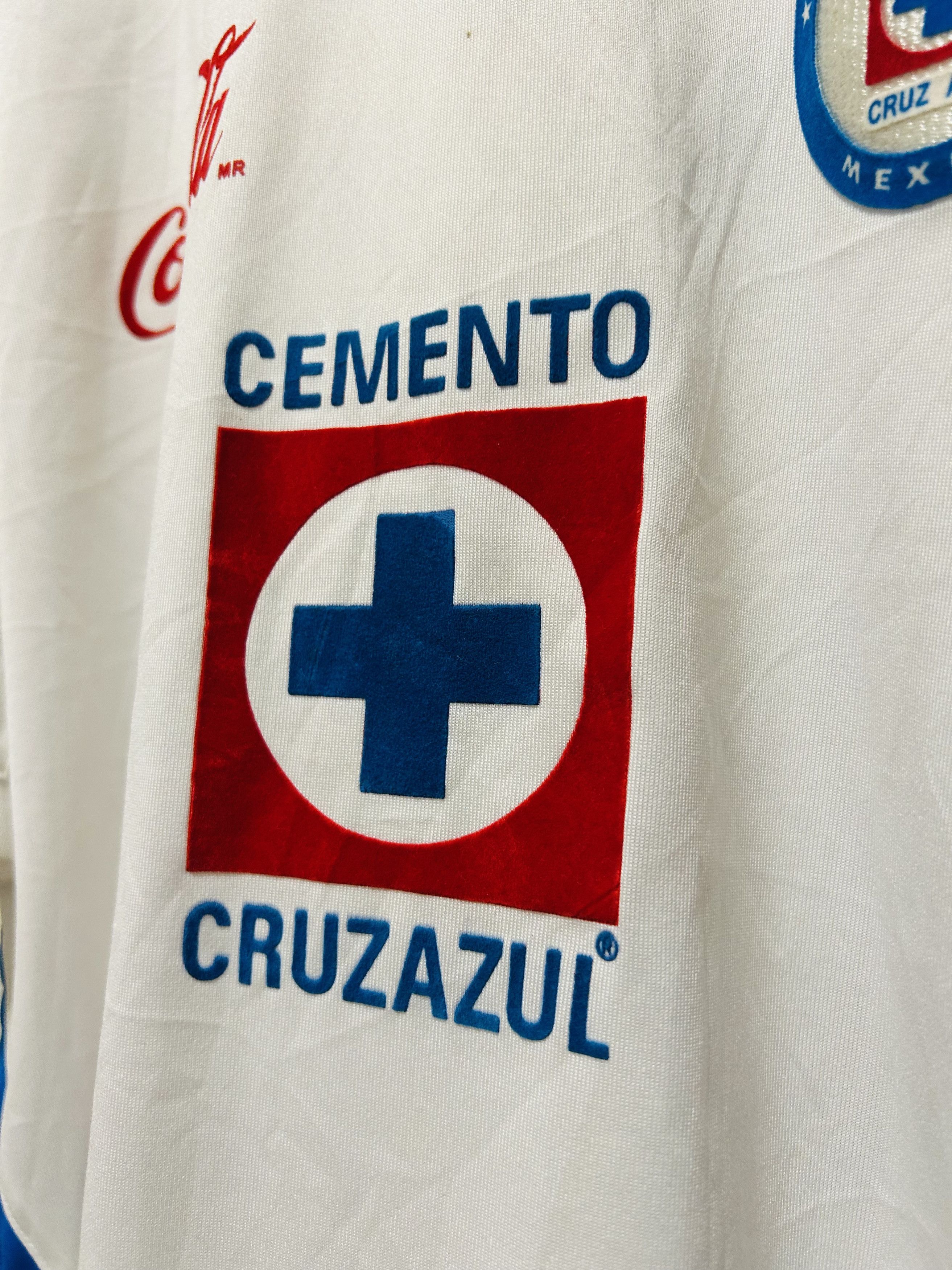 Vintage Cruz Azul 2008/09 away jersey Size US L / EU 52-54 / 3 - 5 Thumbnail