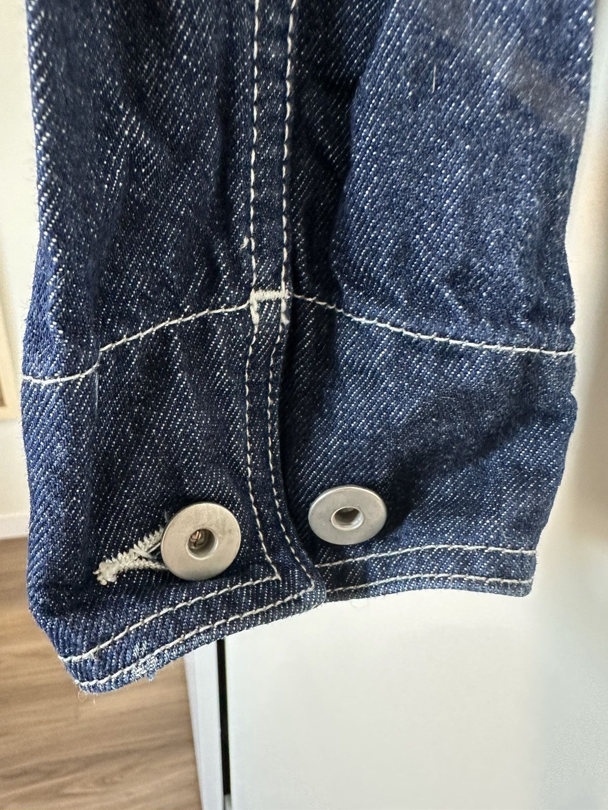 Knickerbocker Mfg Co Knickerbocker Four Pocket Chore Coat Size S Dark Denim Size US S / EU 44-46 / 1 - 5 Thumbnail