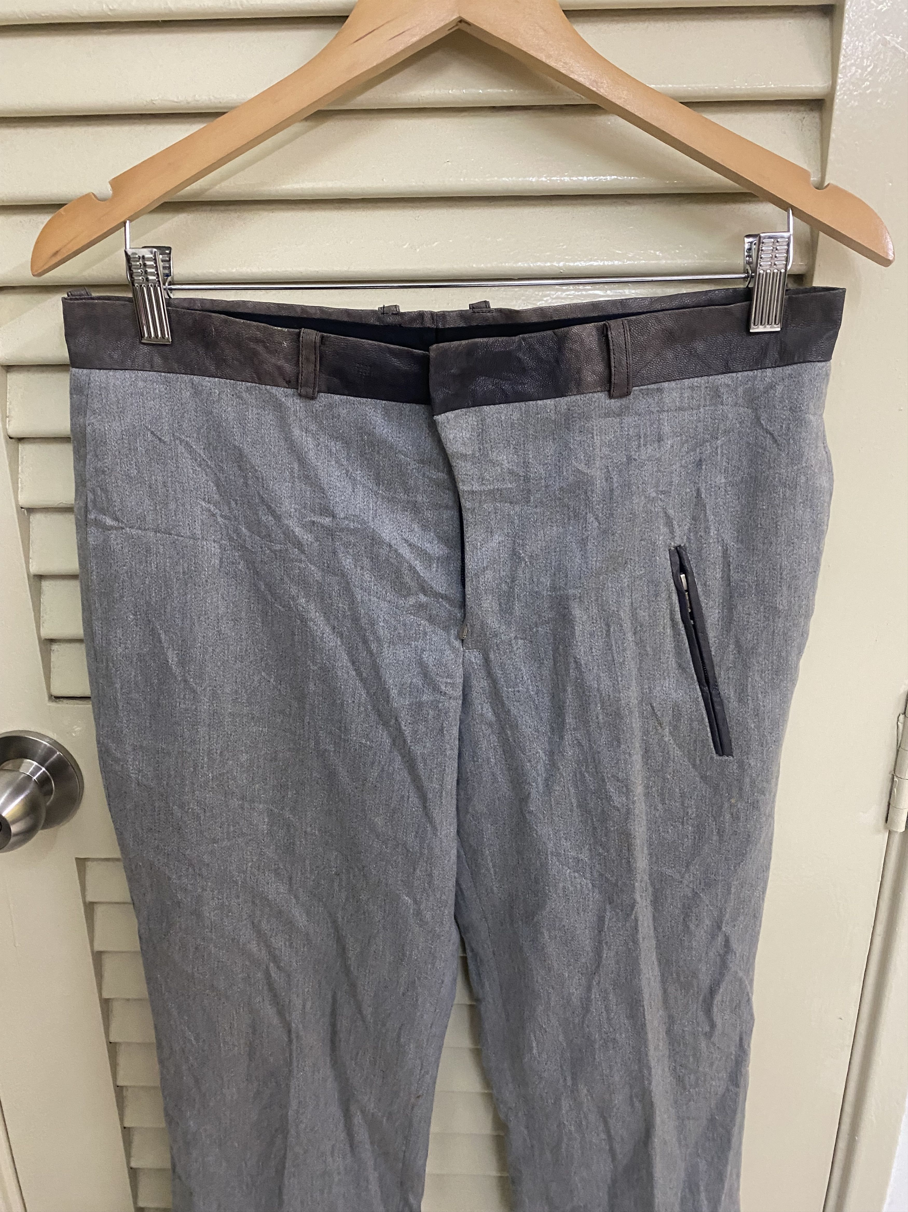 Japanese Brand Actor Japanese Ishinn Goat Skin Pants Size US 32 / EU 48 - 3 Thumbnail