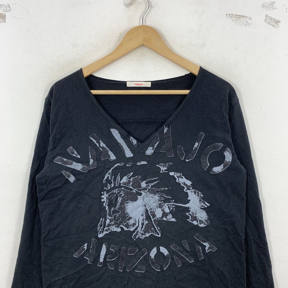Japanese Brand STIMULUS NAVAJO ARIZONA Japanese Brand Long Sleeve Tshirt Size L / US 10 / IT 46 - 3 Thumbnail