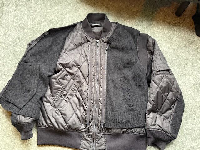 Undercover UNDERCOVER Knit Docking MA-1 21 aw Jacket UC2A4209 Size US M / EU 48-50 / 2 - 2 Thumbnail