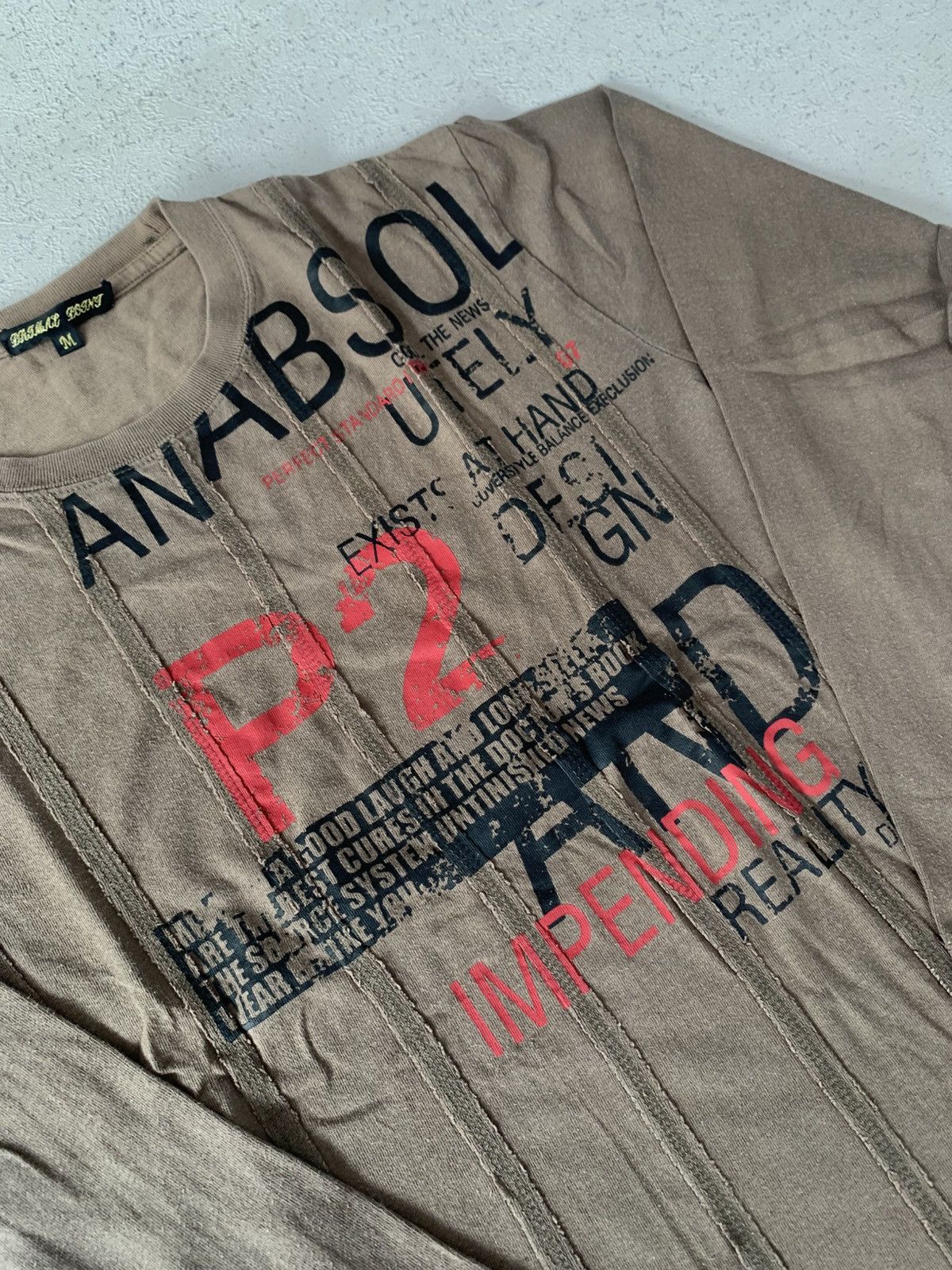 Japanese Brand 2000s japanese archive anabsol grunge longsleeve tee Size US M / EU 48-50 / 2 - 2 Thumbnail