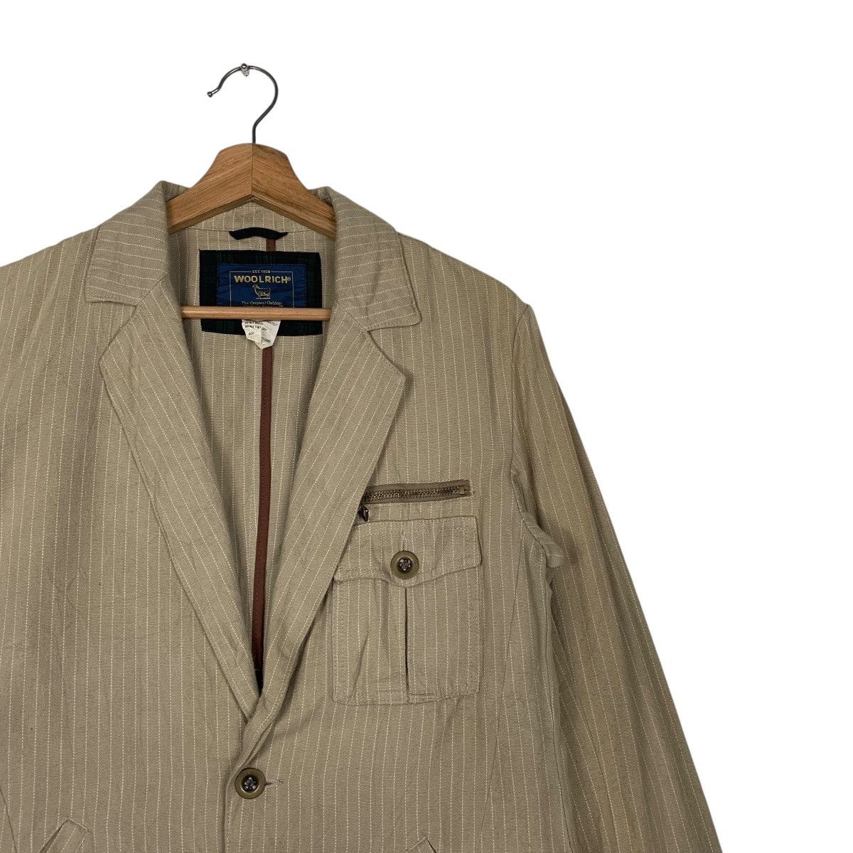 Woolrich Woolen Mills Woolrich Stripe Casual Men Jacket Size US M / EU 48-50 / 2 - 5 Thumbnail