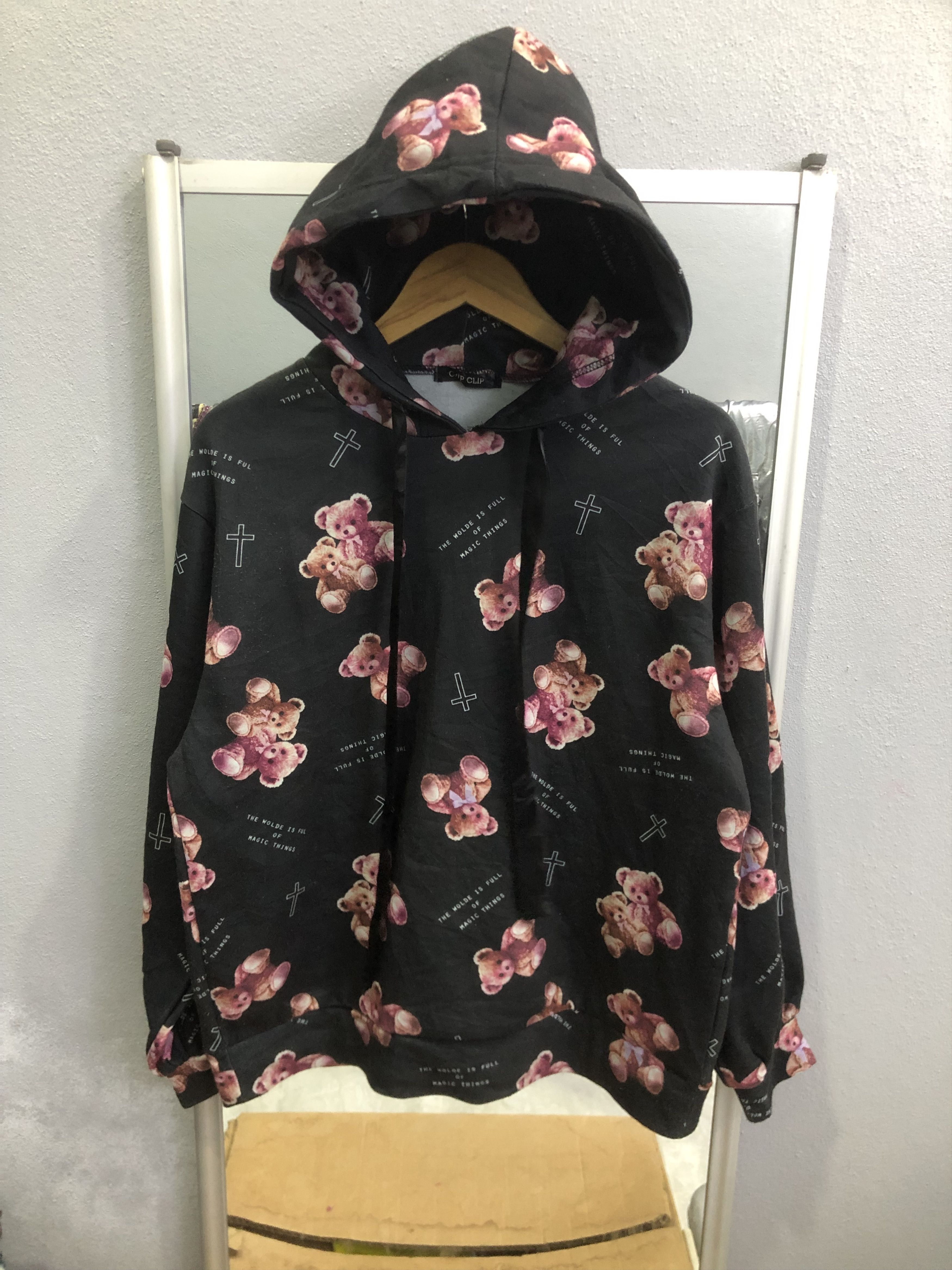 Japanese Brand Chip Clip Teddy Bear All Over Print Hoodie Japan Size M / US 6-8 / IT 42-44 - 8 Thumbnail