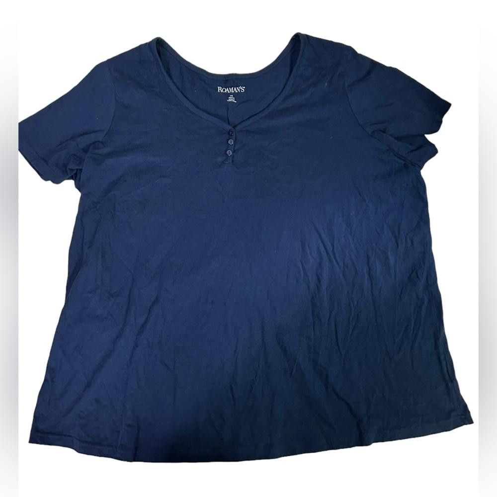 Designer Roaman’s l Bundle of 2 Polo/Top 3X Size 3XL / US 20-22 - 2 Thumbnail