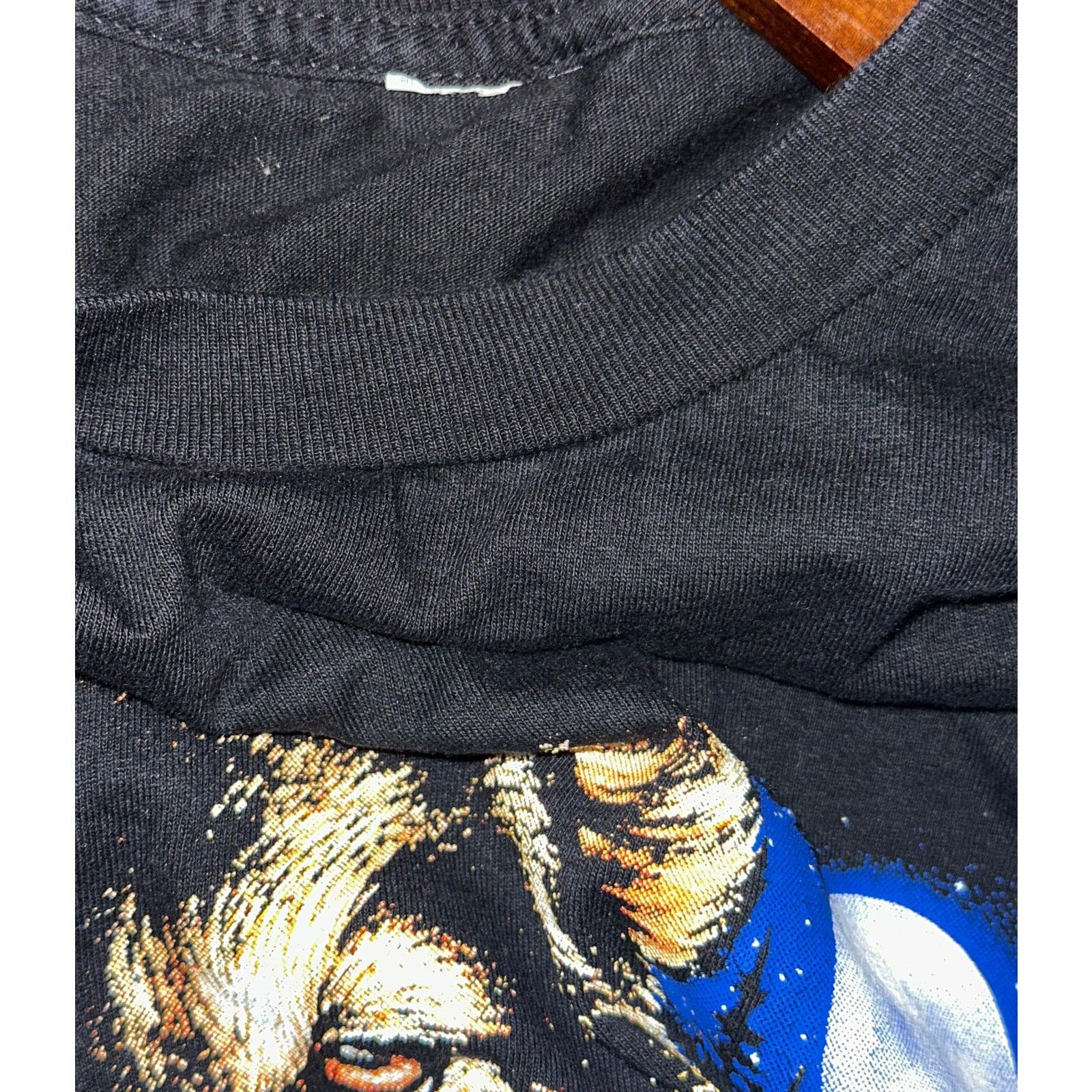 Gildan 👕 Sturgis Wolf Graphic Black T-Shirt Size Large Size US L / EU 52-54 / 3 - 4 Thumbnail