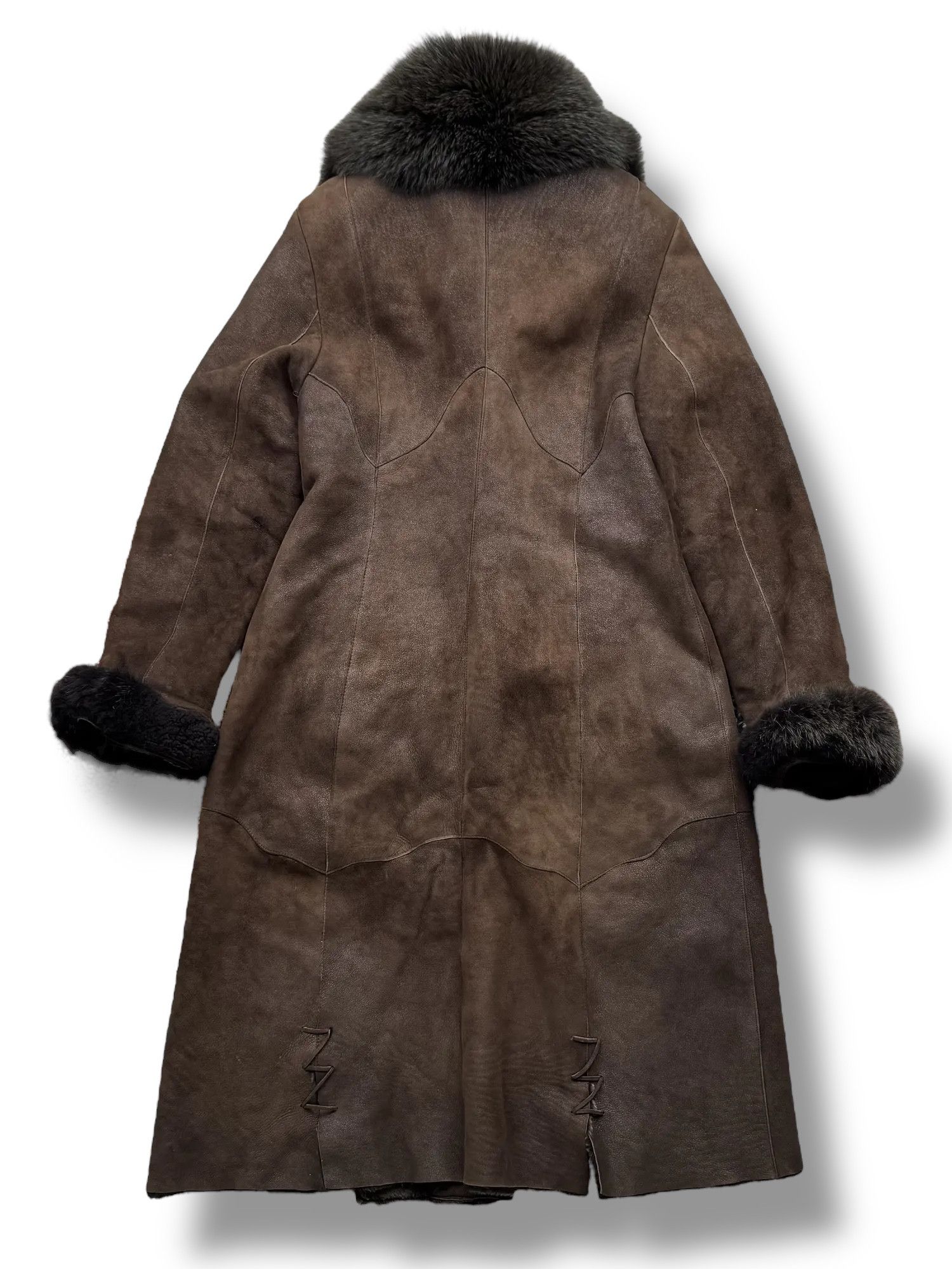 Japanese Brand Real Sheepskin With Real Fur Details From The 90s(V148) Size M / US 6-8 / IT 42-44 - 5 Thumbnail