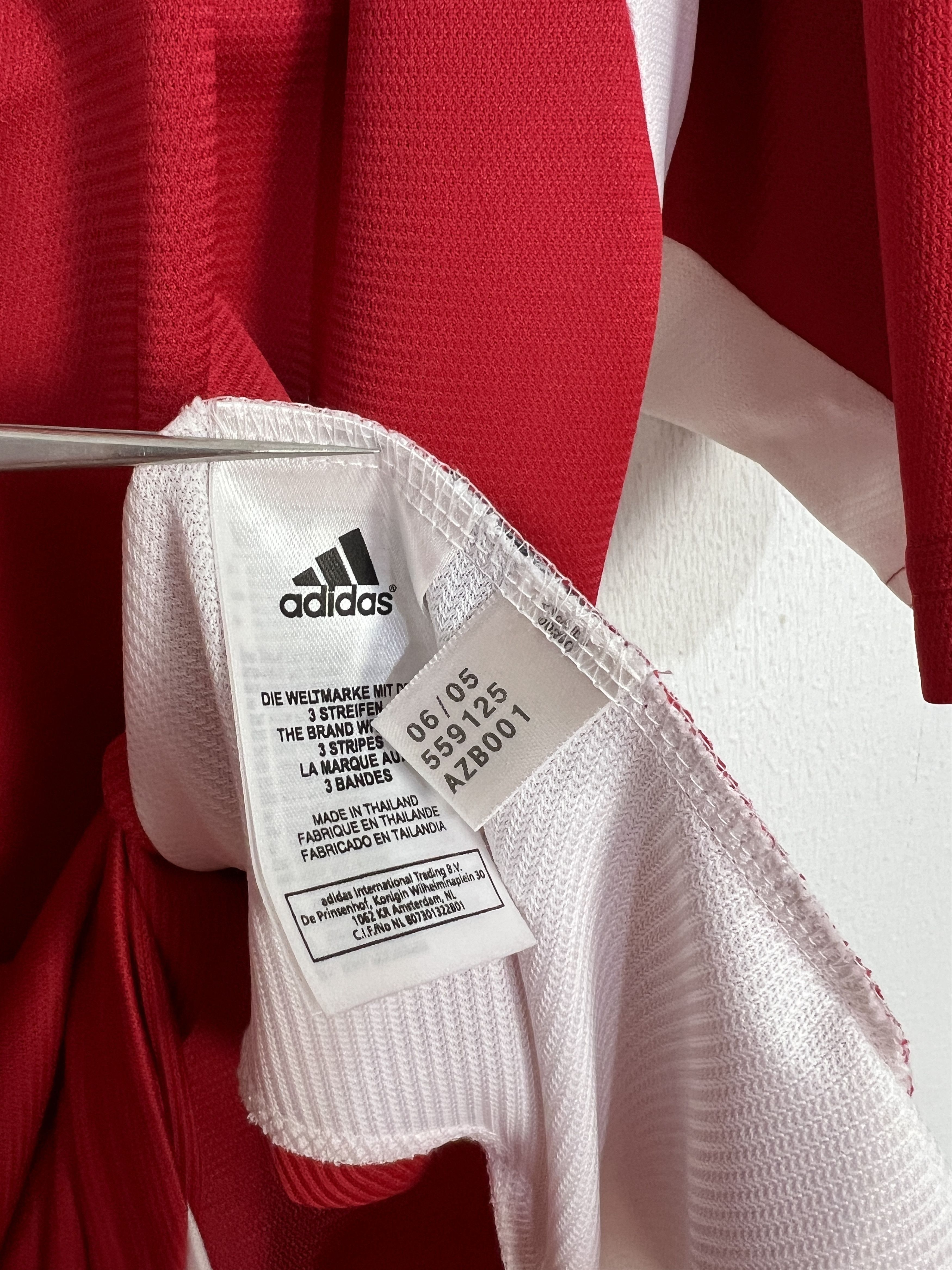 Adidas Hungary Home football shirt Soccer Jersey Trikot National Size US L / EU 52-54 / 3 - 8 Thumbnail