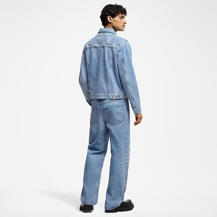 Louis Vuitton Denim Trucker Jacket Size US XS / EU 42 / 0 - 2 Thumbnail