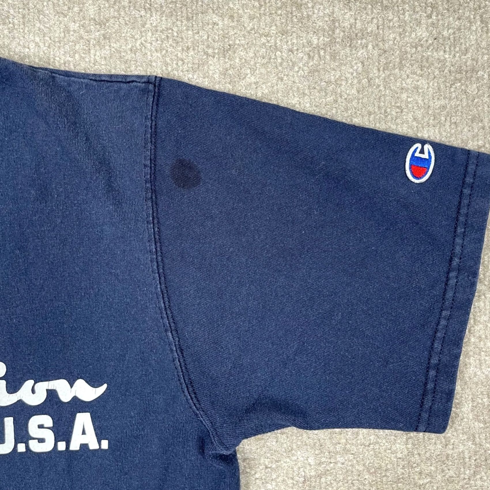 Champion Champion T Shirt Men Blue Short Sleeve Logo USA Size US M / EU 48-50 / 2 - 3 Thumbnail