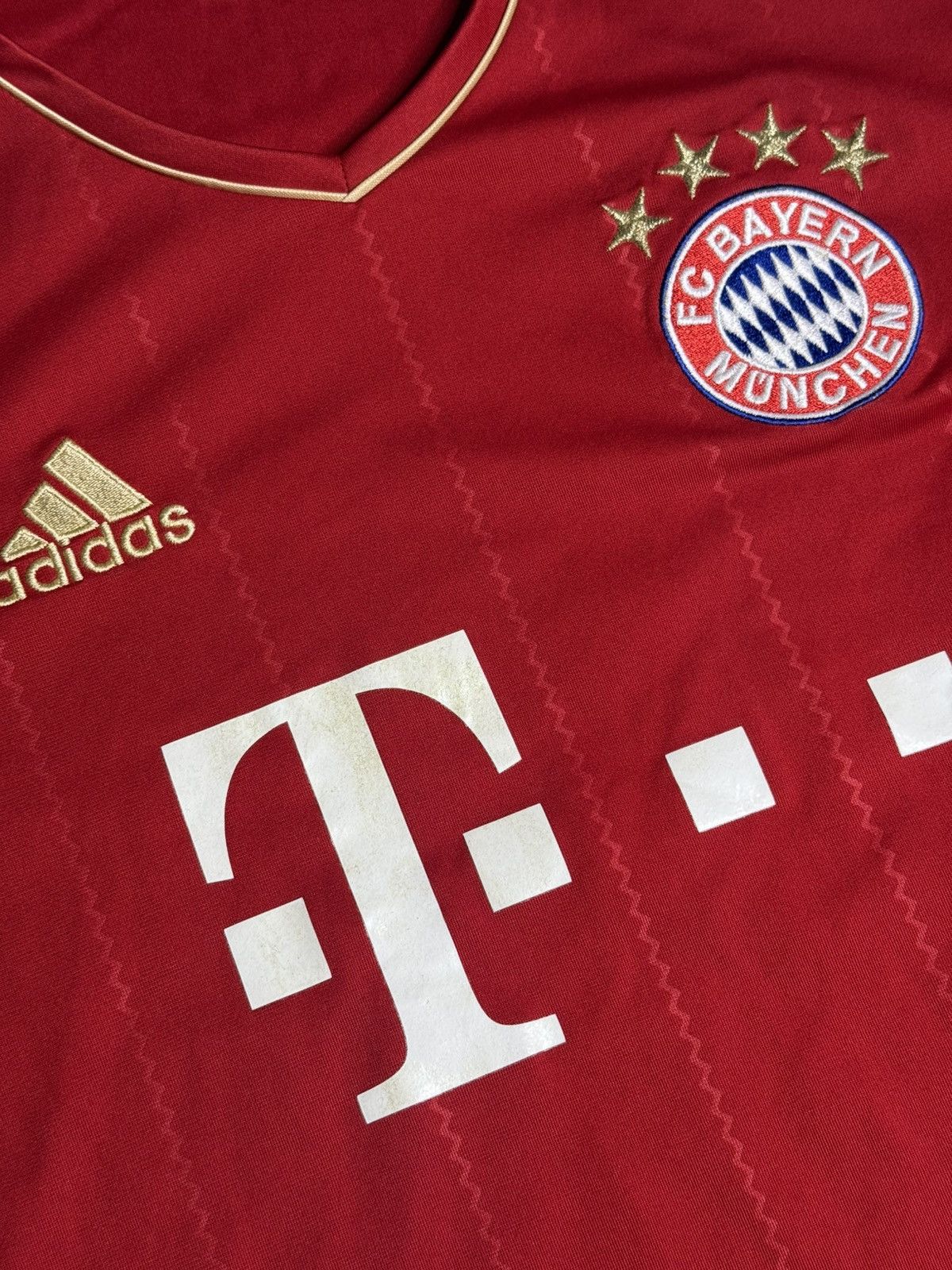 Adidas 2008 Adidas Bayern Munchen "Gomez" Home Kit “Red” [L] PO Size US L / EU 52-54 / 3 - 3 Thumbnail