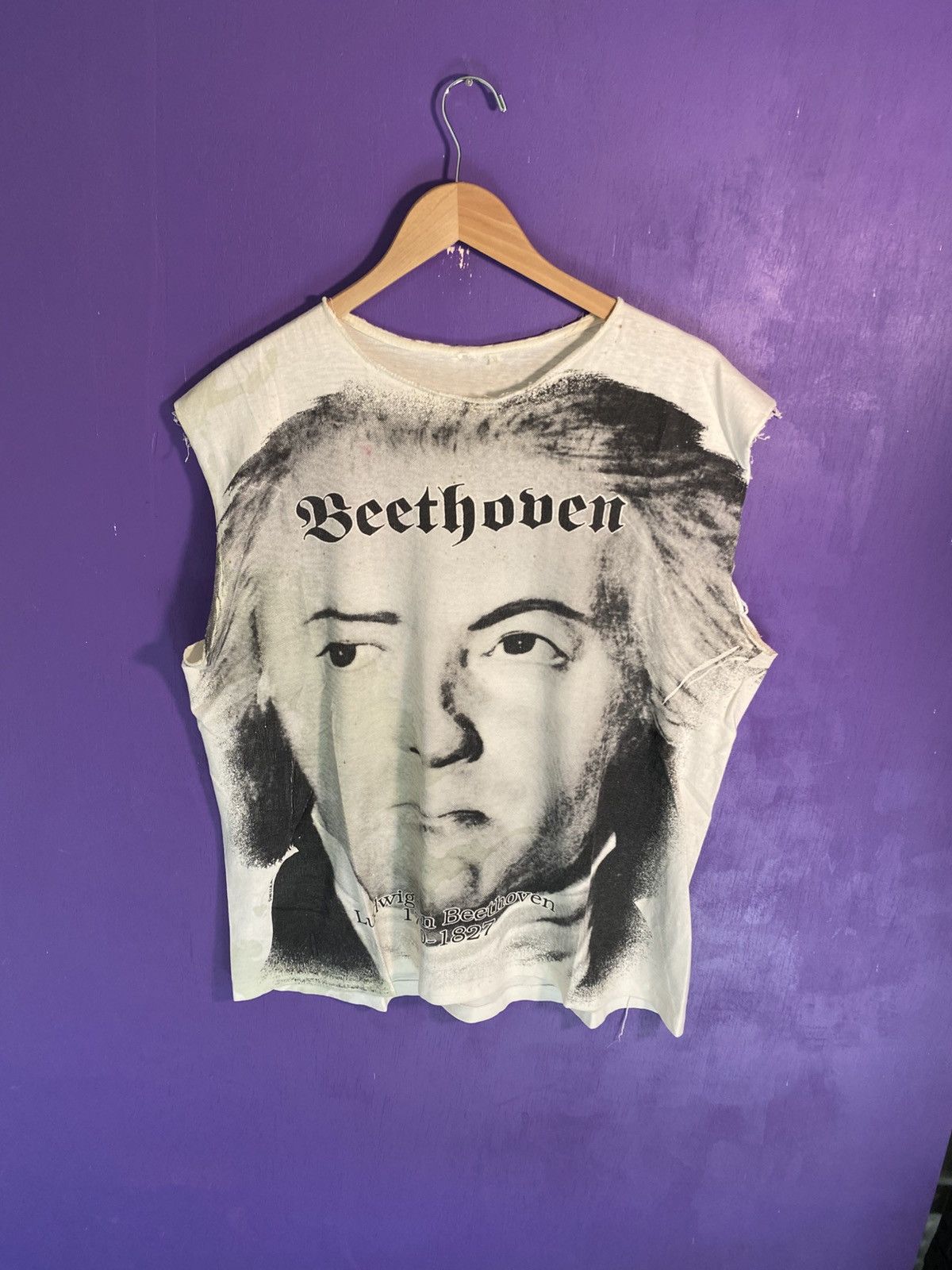 Other Vintage 90s Beethoven big face AOP tank top Size US XL / EU 56 / 4 - 1 Thumbnail
