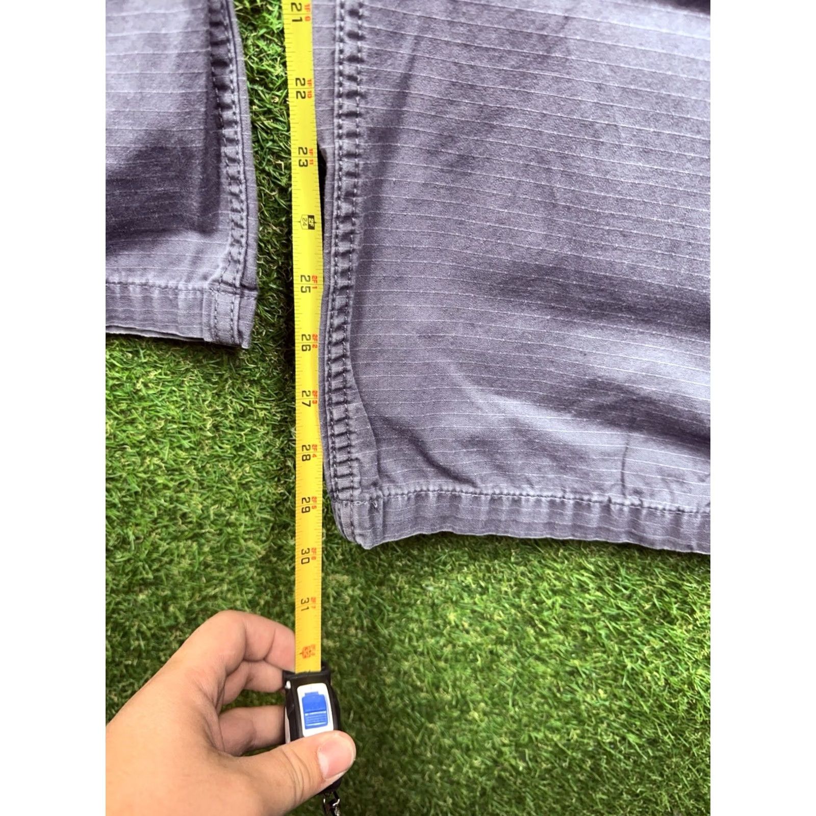 Carhartt Carhartt Pants Mens 42x30 Relaxed Fit Gray Work Pants Cargo 101148-039 Style: Cargo, 5-Pocket, Button Zip Closure, Canvas Workwear Size US 42 / EU 58 - 3 Thumbnail