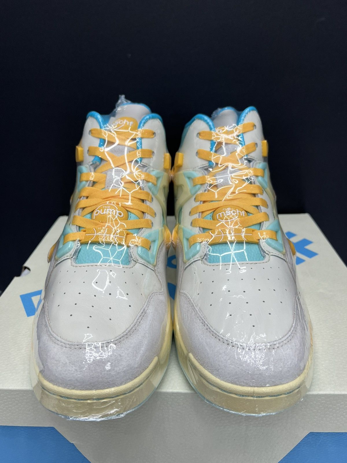 MSCHF MSCHF x Reebok Pump Omni Zone IX “Sunbleached”☀️🟠 Size US 10 / EU 43 - 4 Thumbnail