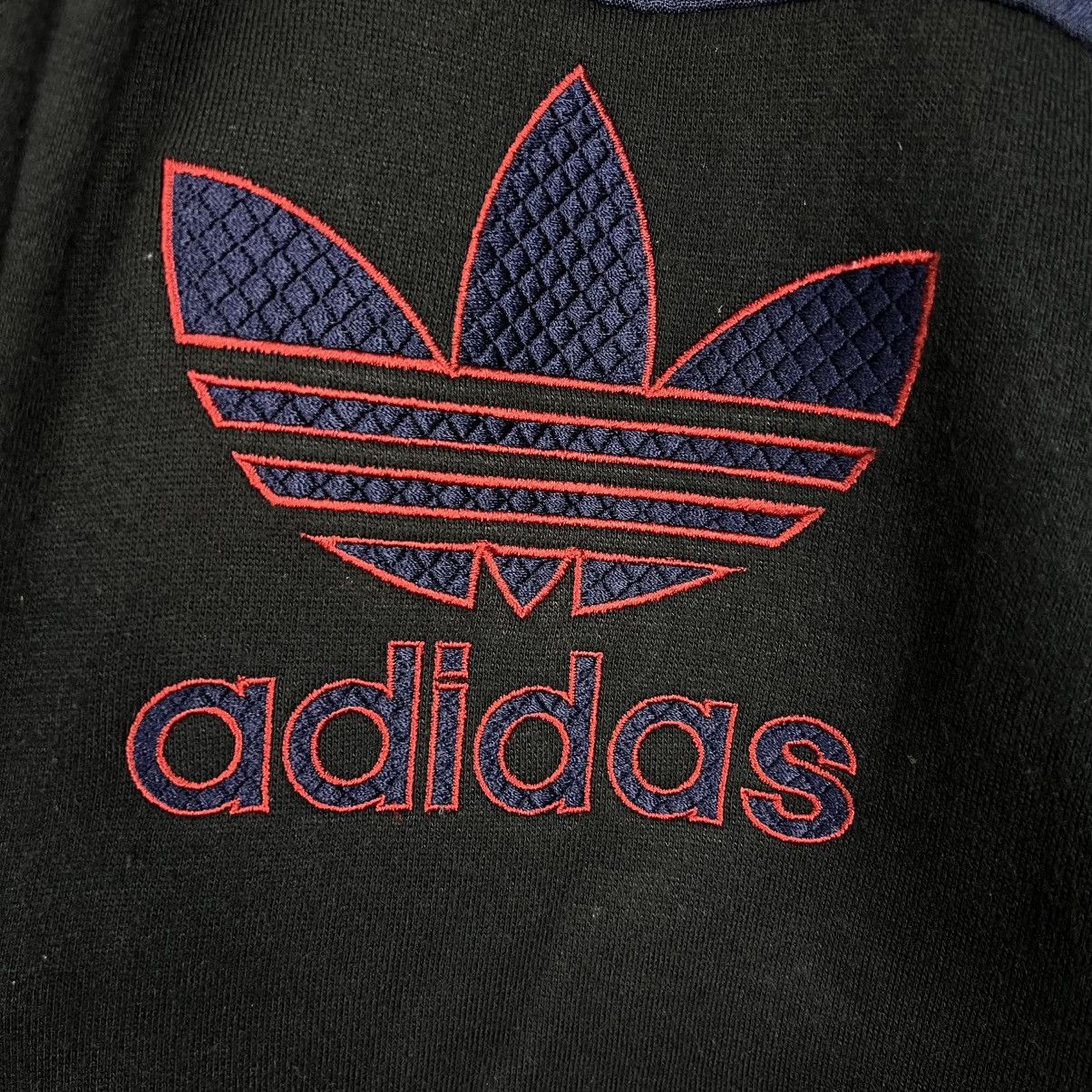 Adidas Vintage 90's ADIDAS Fleece Lined Hooded Jacket #4060-C184 Size US M / EU 48-50 / 2 - 5 Thumbnail