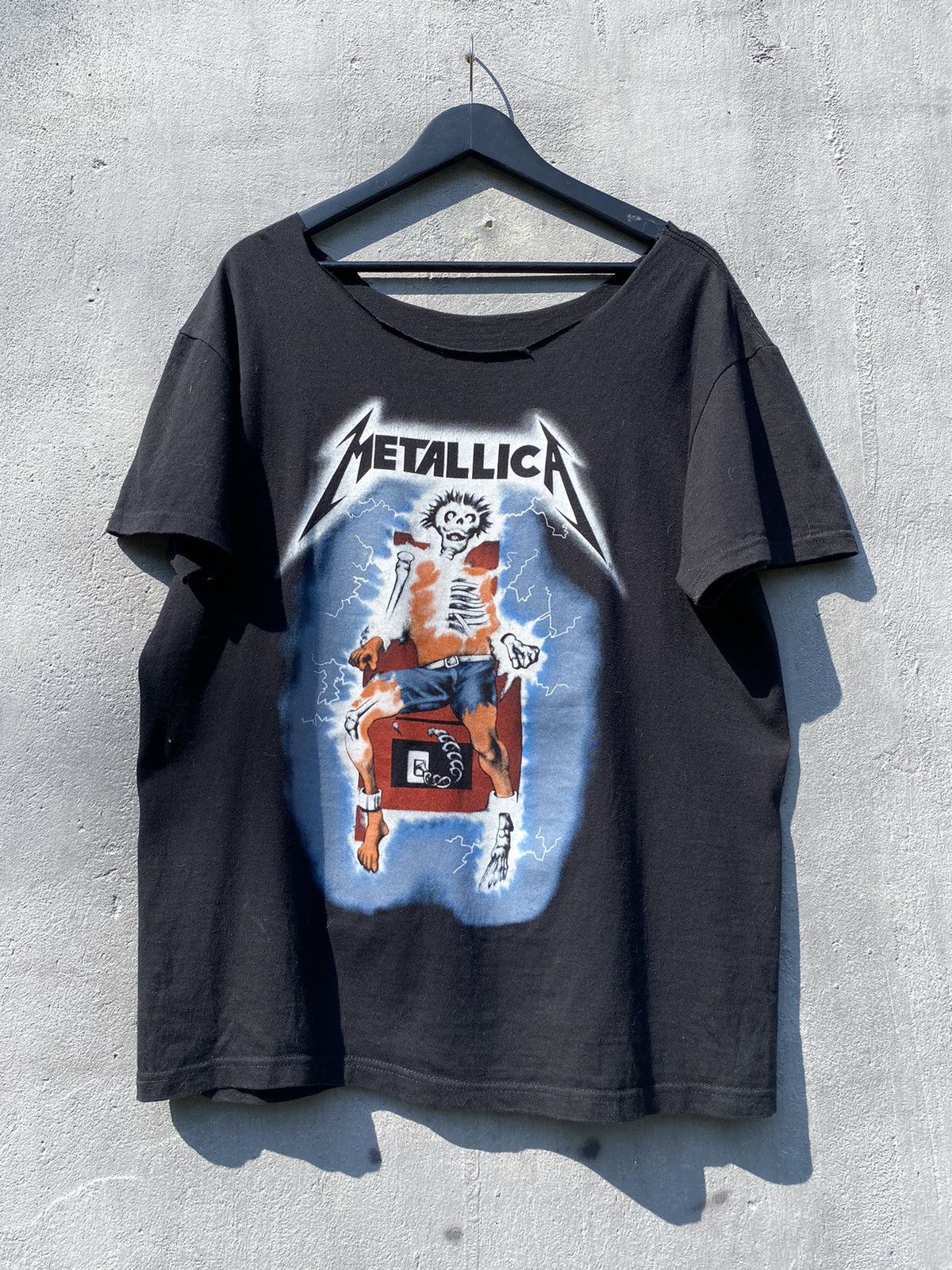 Band Tees VTG METALLICA METAL UP YOUR ASS CUT COLLAR TEE Size US L / EU 52-54 / 3 - 1 Thumbnail