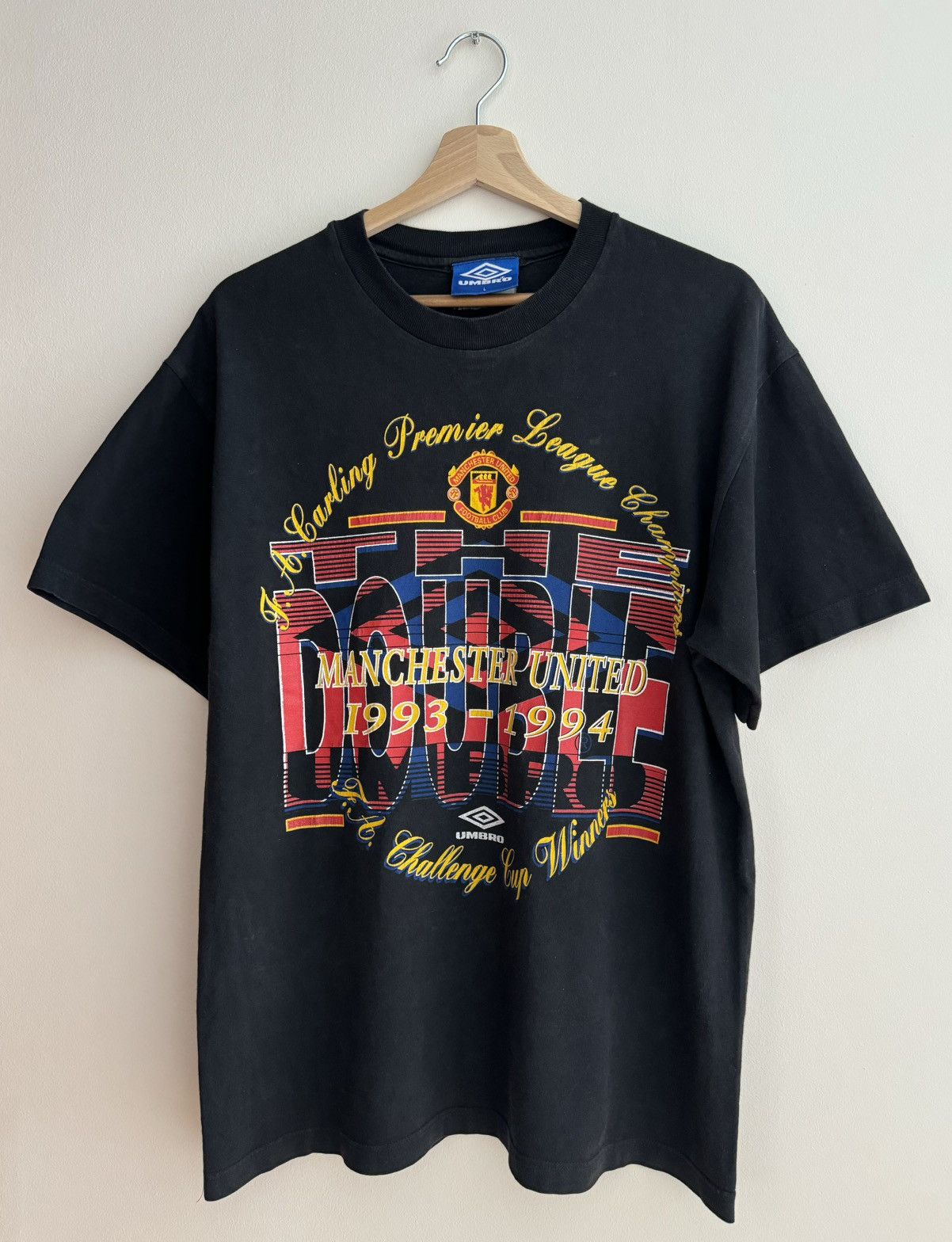 Umbro Vintage 1994 Umbro Manchester United Tee Size US L / EU 52-54 / 3 - 1 Thumbnail