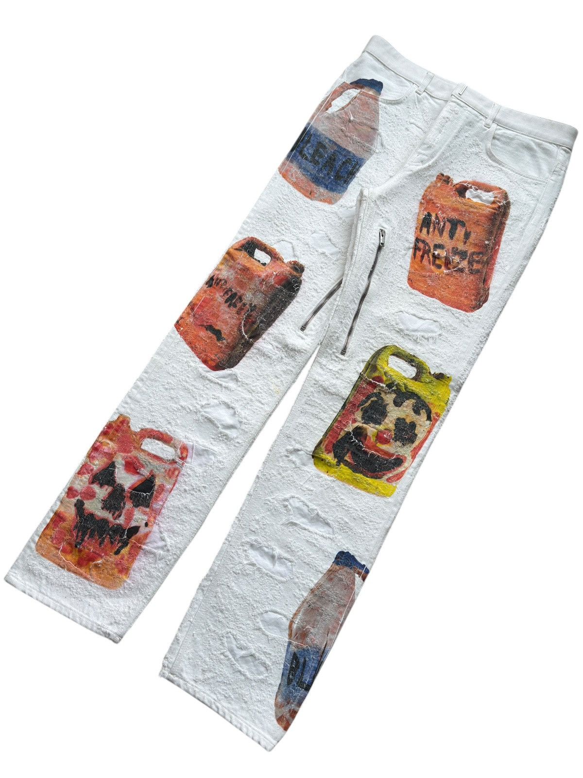 Givenchy Givenchy Josh Smith Gasoline Destroyed Boro Denim Size US 32 / EU 48 - 3 Thumbnail