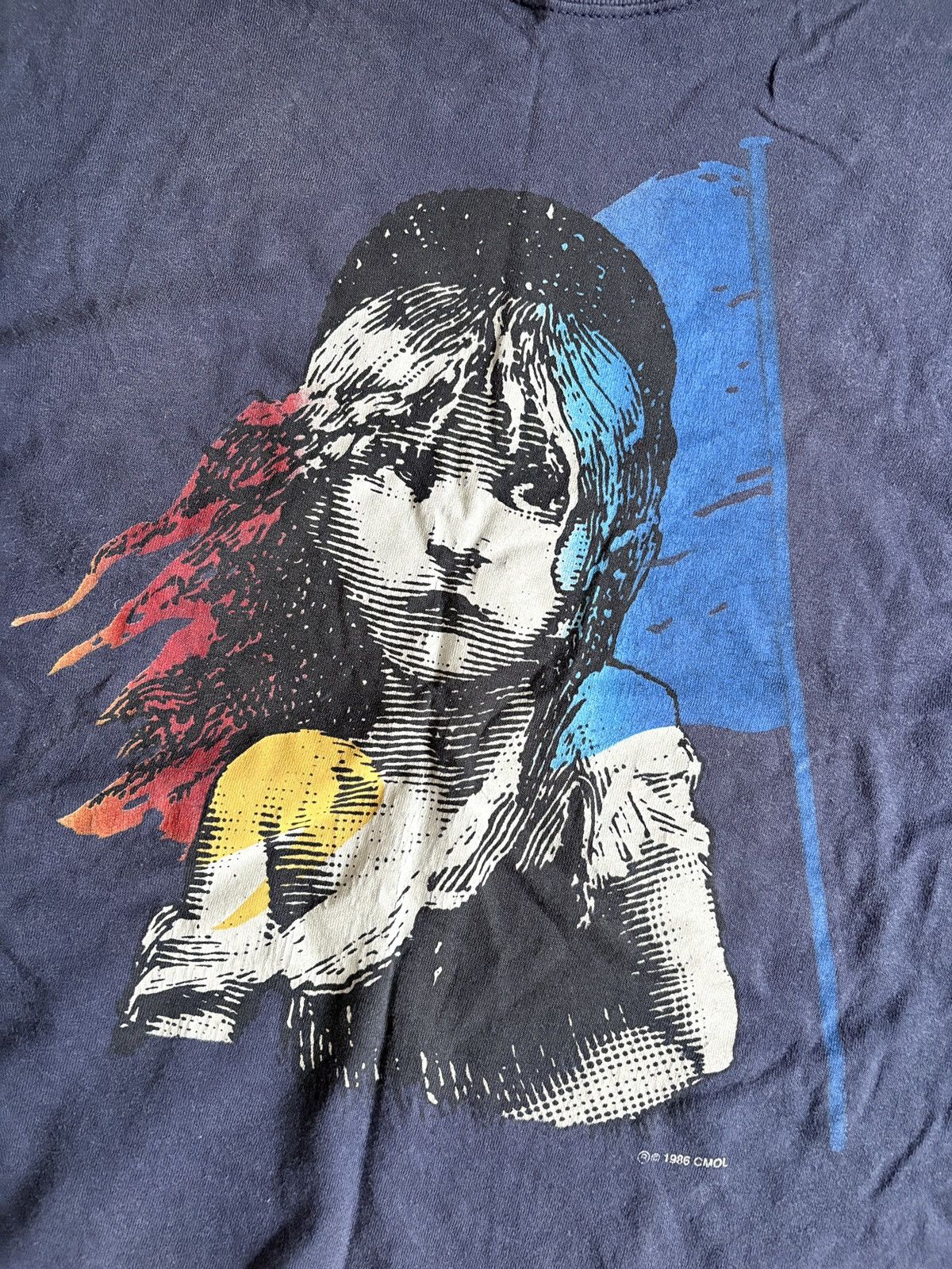 Other Vintage 1986 Promo Les Miserables London Graphic Movie Tee Size US L / EU 52-54 / 3 - 2 Thumbnail