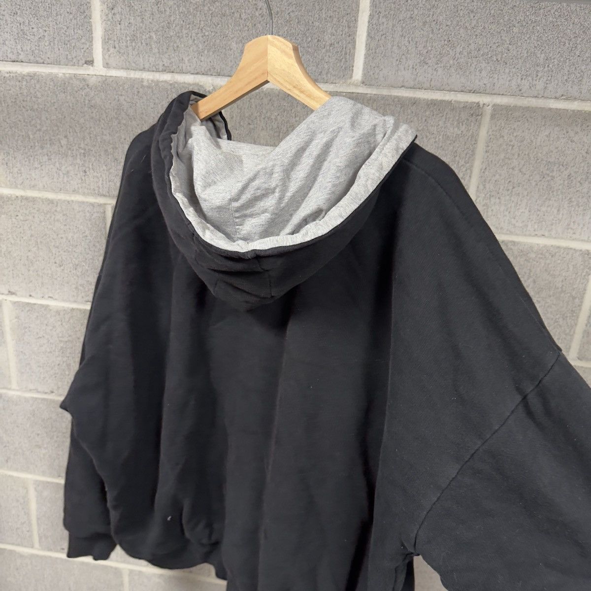 Vintage Thrashed Faded Dickies Thermal Lined Zip Hoodie ERD Grunge Size US XXL / EU 58 / 5 - 4 Thumbnail