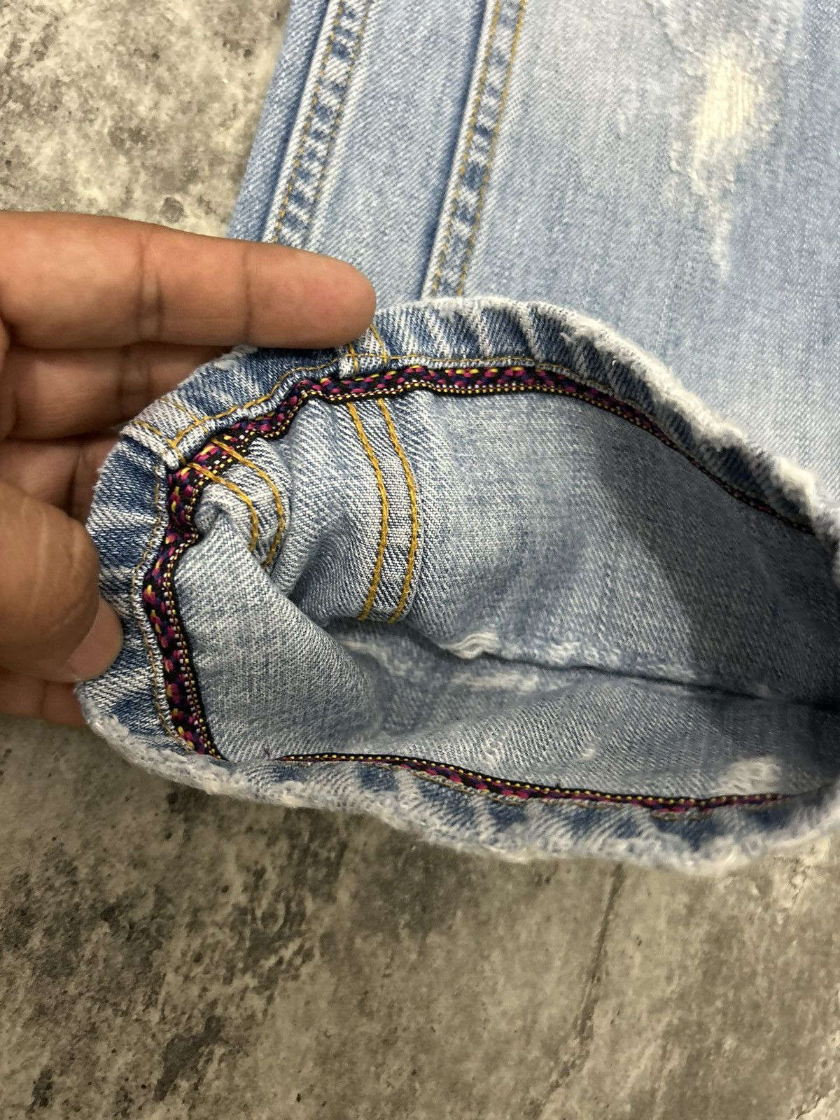 Hysteric Glamour × Japanese Brand Tokyo Aoyama Japan Distressed Jeans Size US 31 - 8 Thumbnail