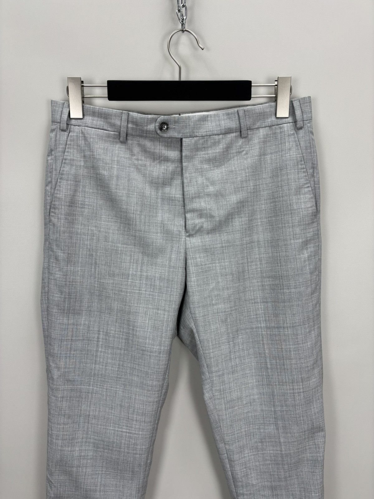 Suitsupply Mens pants Suitsupply Size 48 Color Gray Size US 32 / EU 48 - 3 Thumbnail